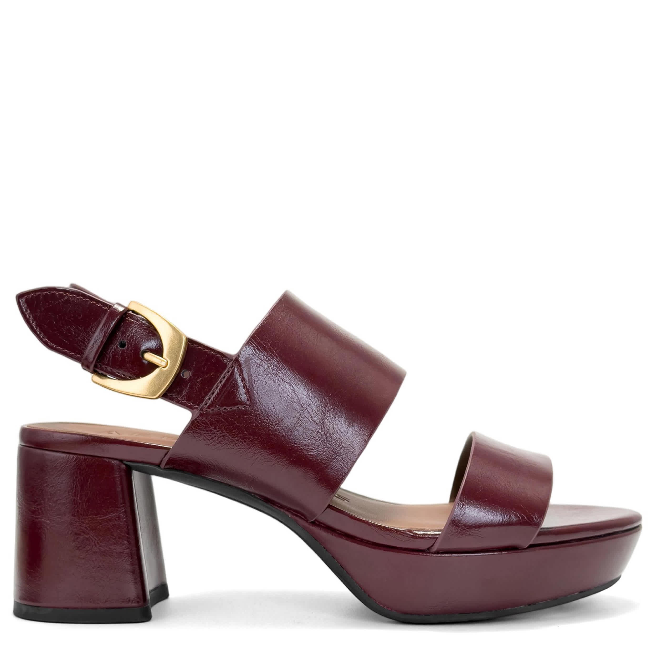 AEROSOLES-WOMENS CAMILLA SANDAL-BURGUNDY & 