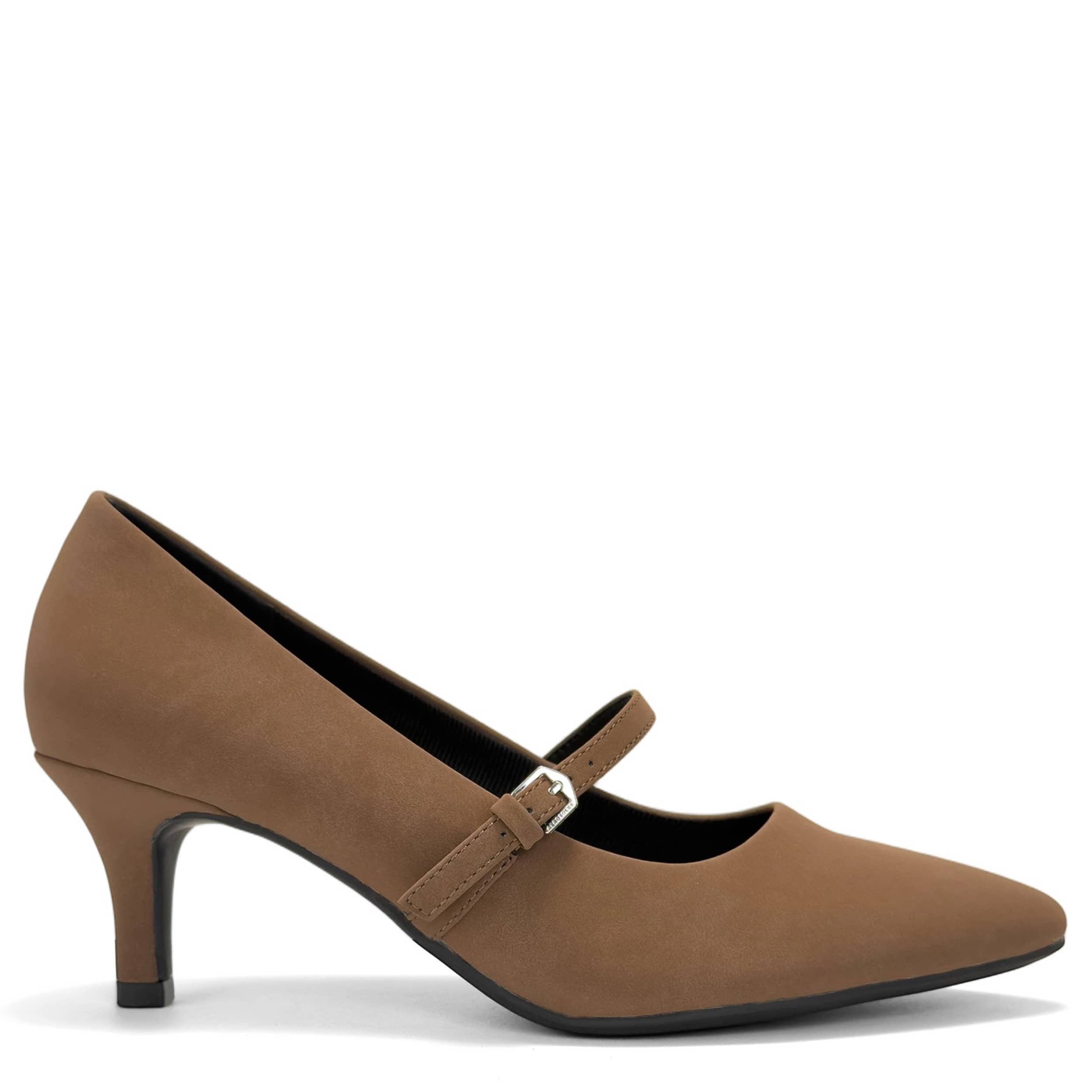 AEROSOLES-WOMENS LUNA PUMP-DARK TAN & 