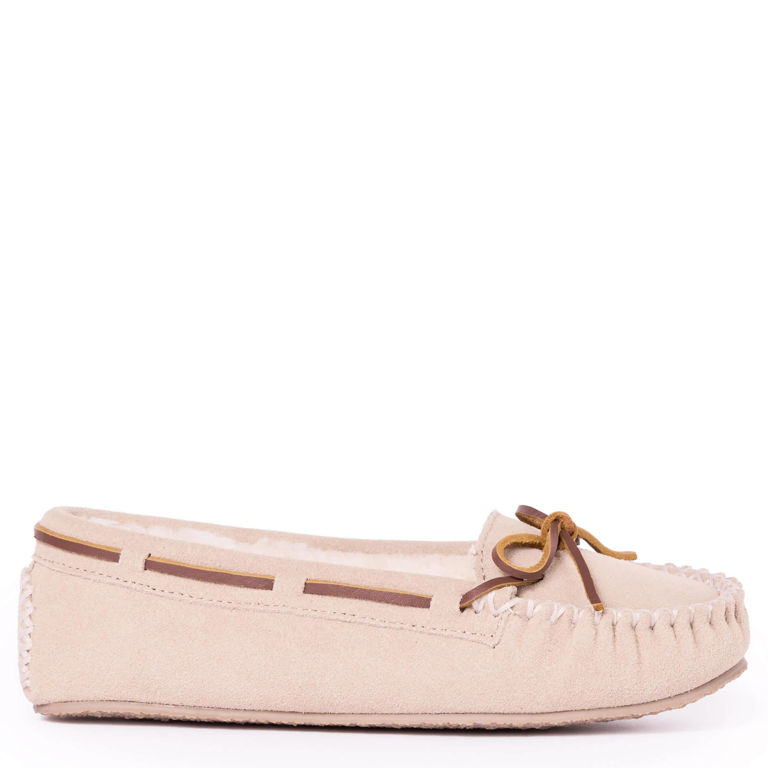 MINNETONKA-WOMENS CALLY SLIPPER-STONE & 