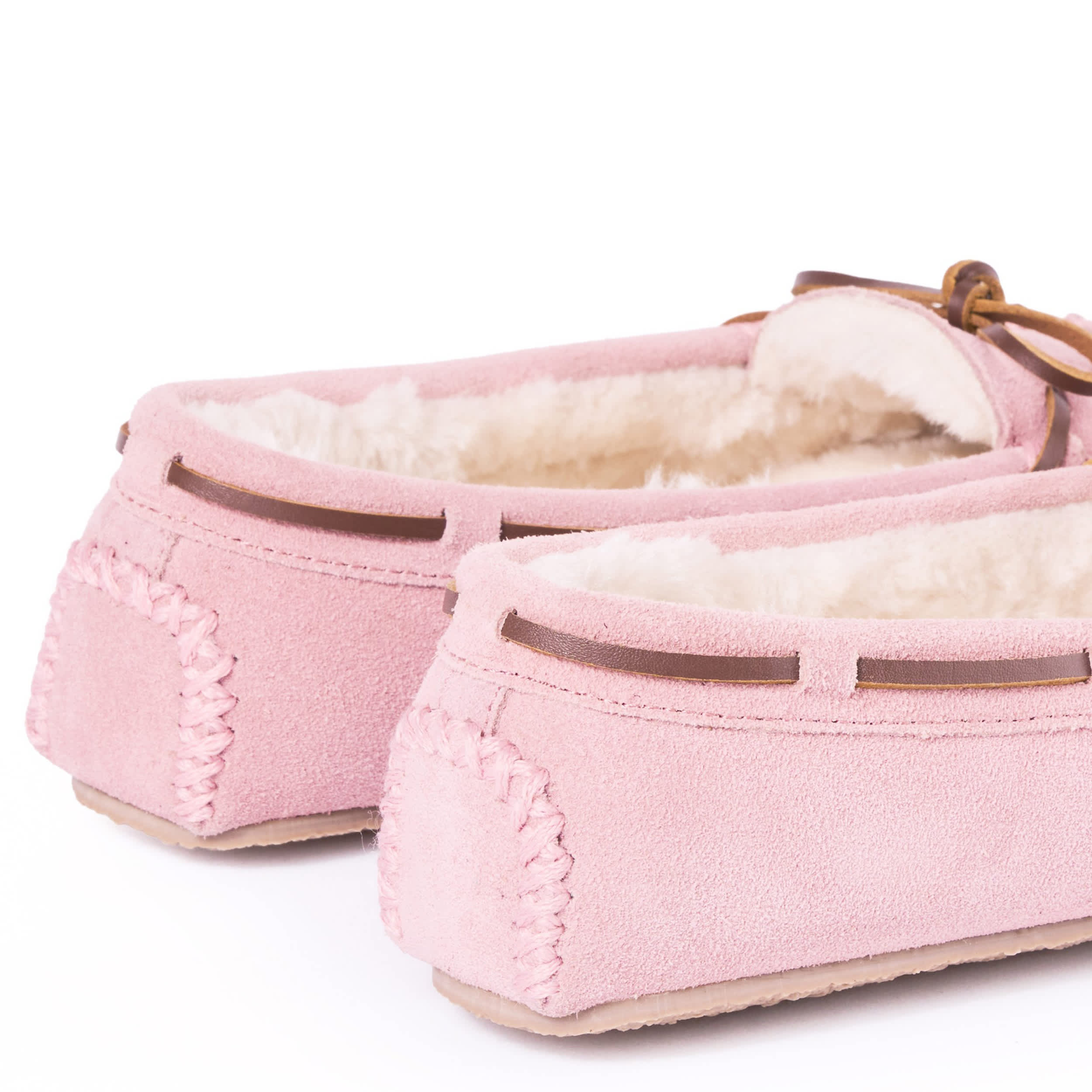MINNETONKA-WOMENS CALLY SLIPPER-BLUSH & 