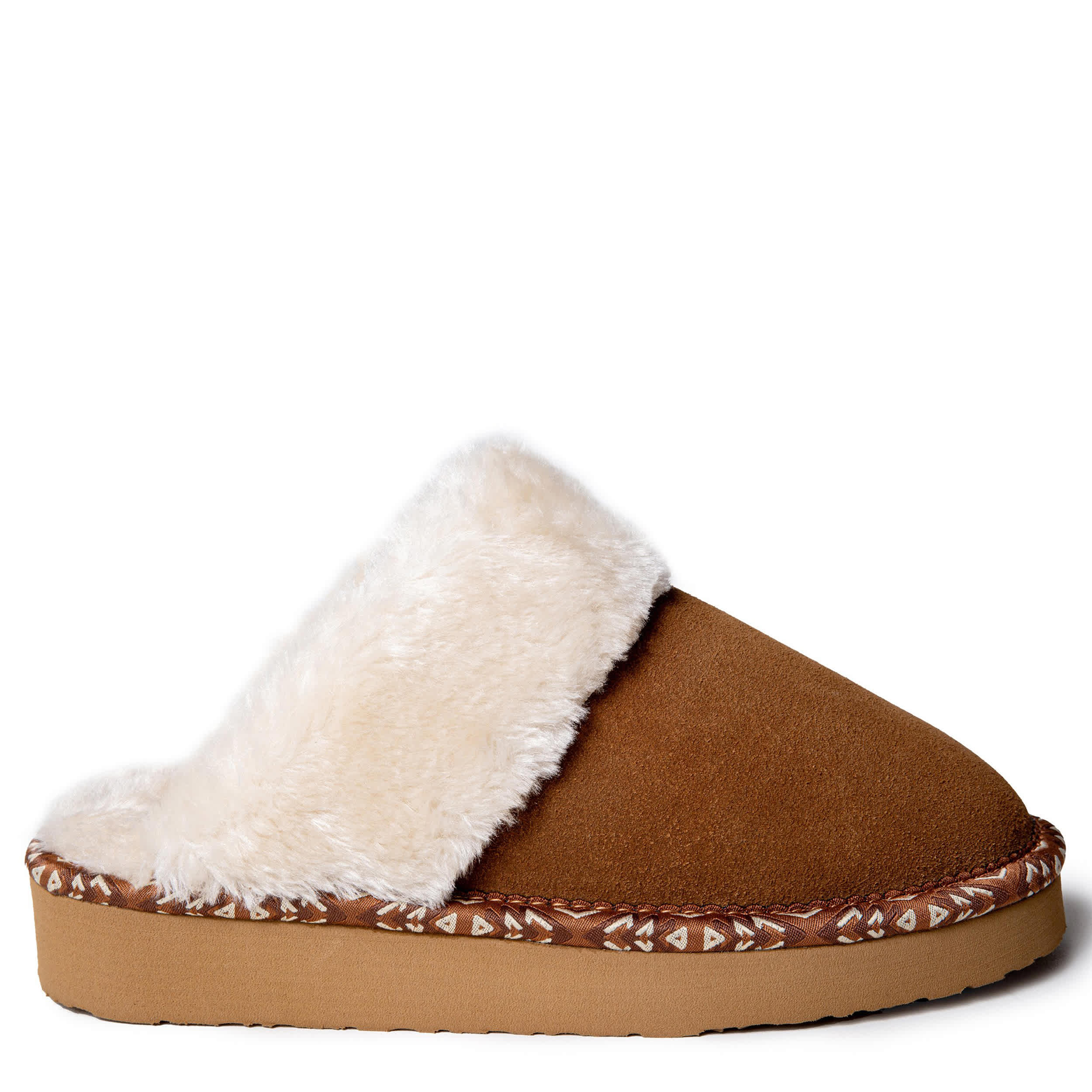 MINNETONKA-WOMENS CERISE SLIPPER-TAN & 