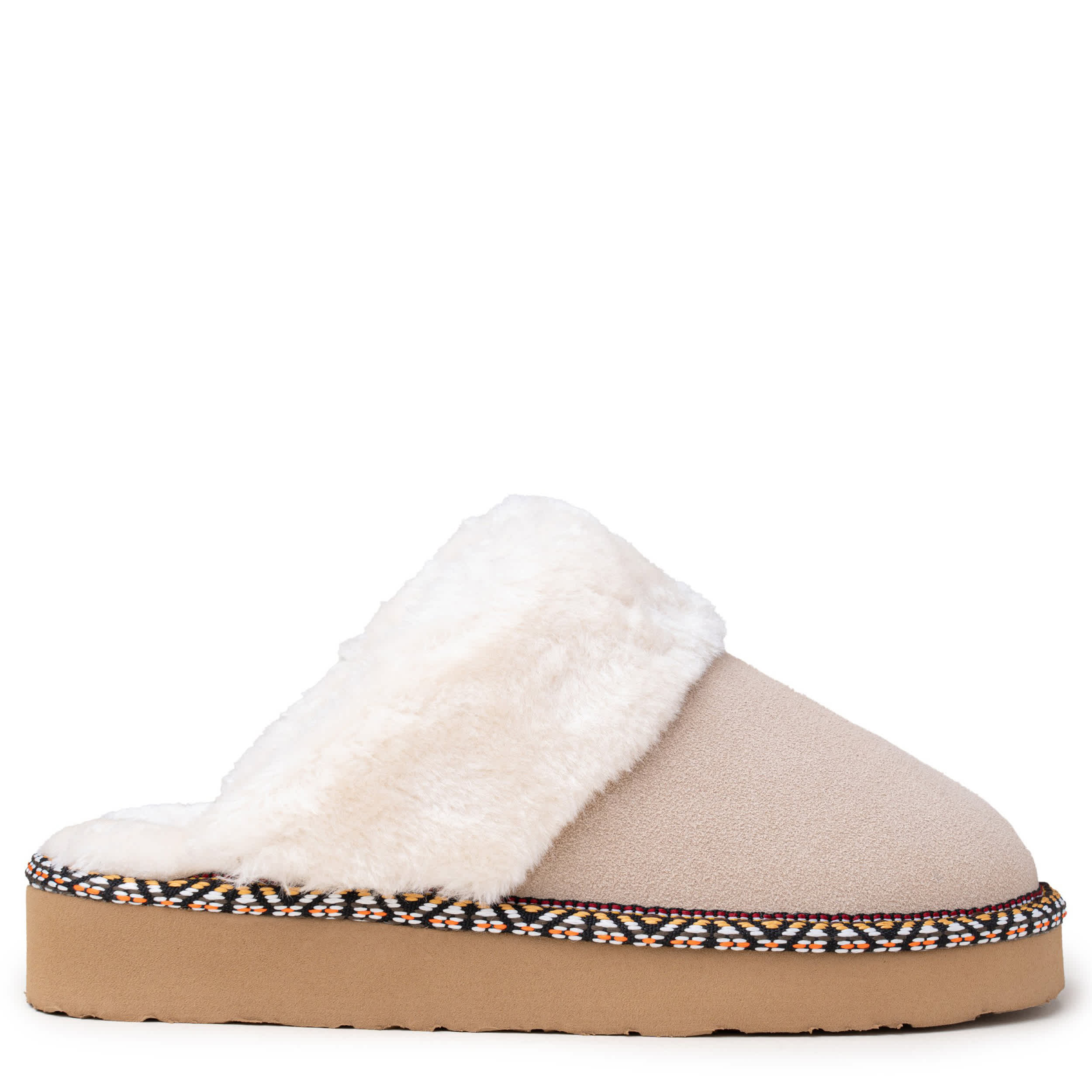 MINNETONKA-WOMENS CERISE SLIPPER-STONE & 
