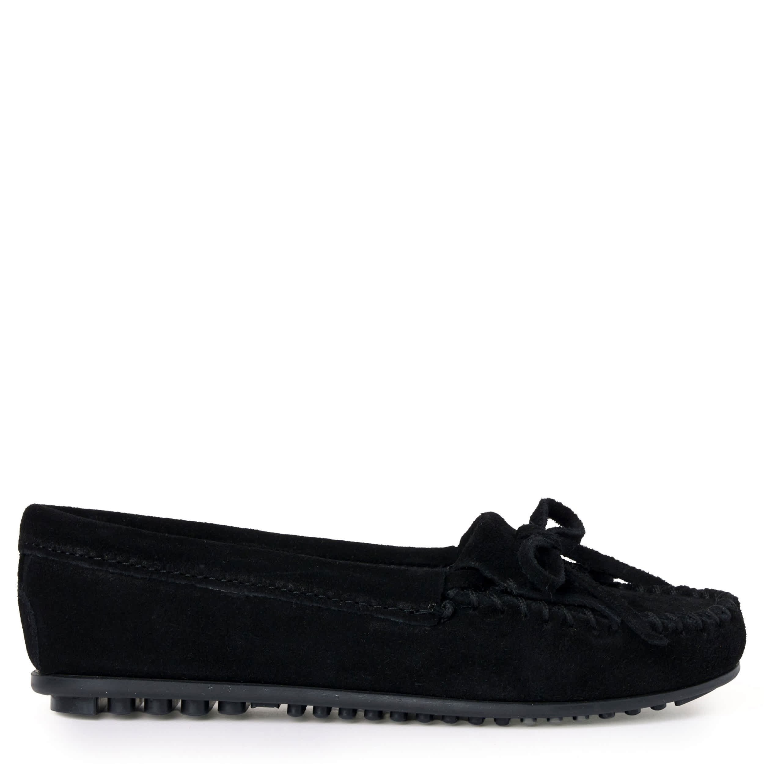 MINNETONKA-WOMENS KILTY LOAFER-BLACK & 