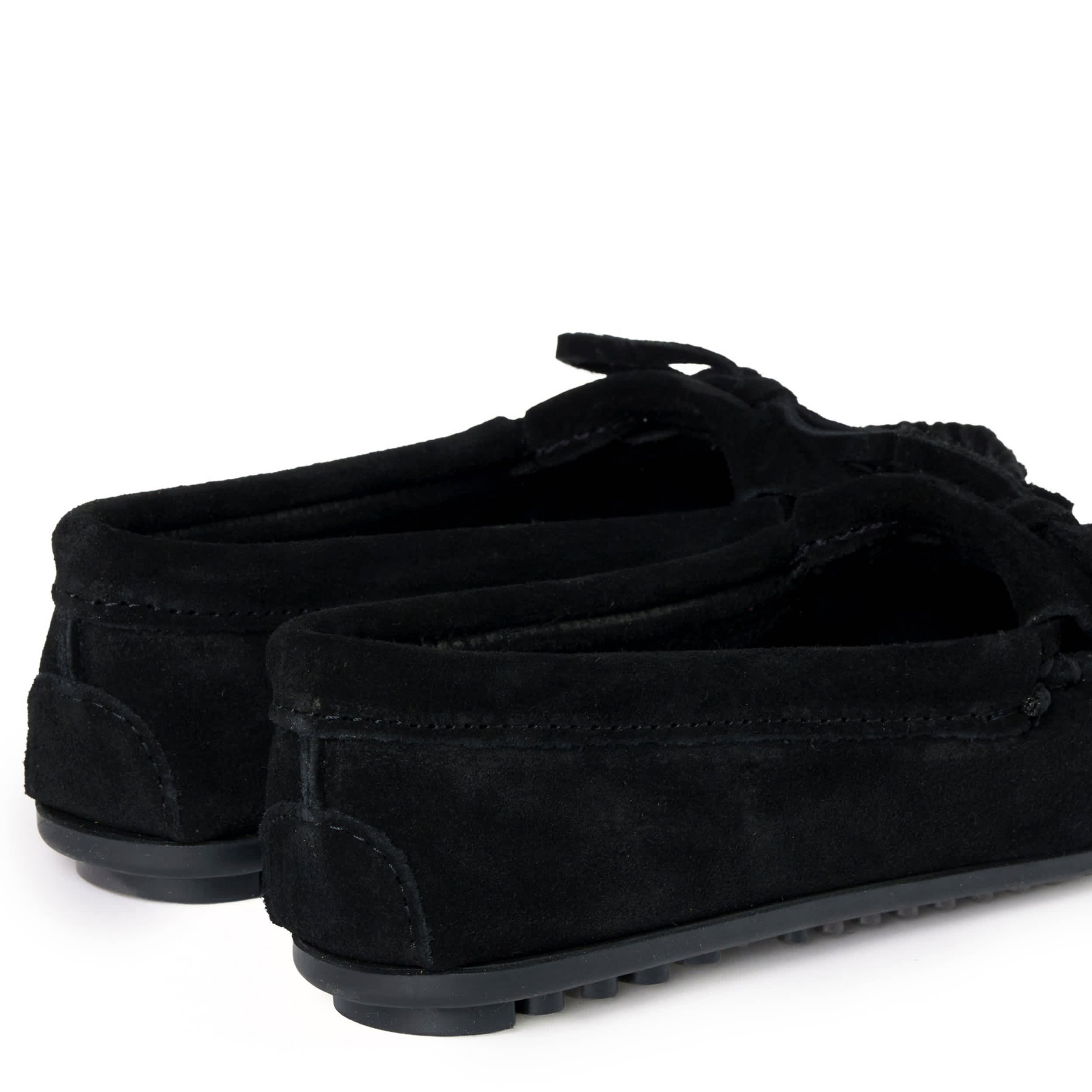 MINNETONKA-WOMENS KILTY LOAFER-BLACK & 