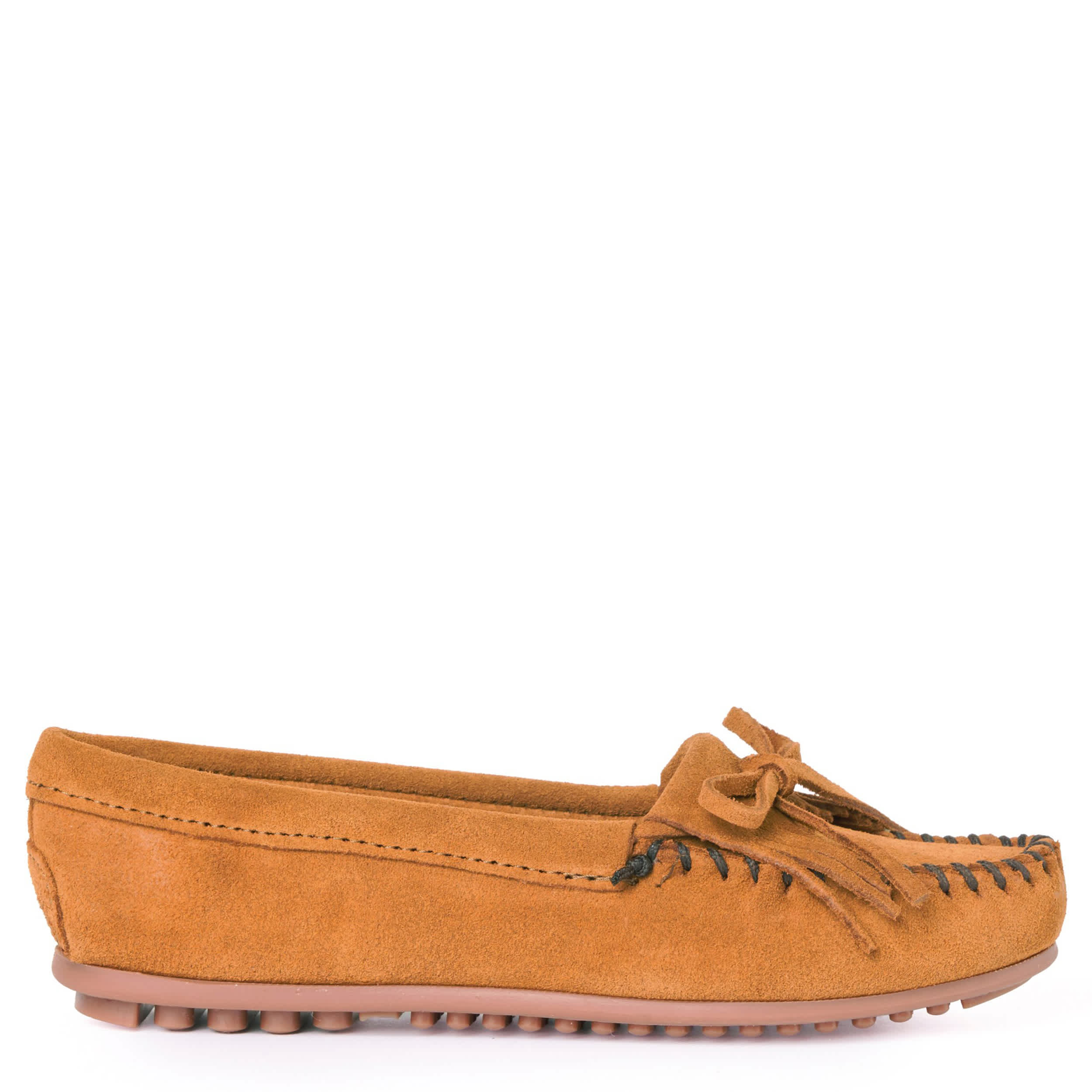 MINNETONKA-WOMENS KILTY LOAFER-BROWN & 