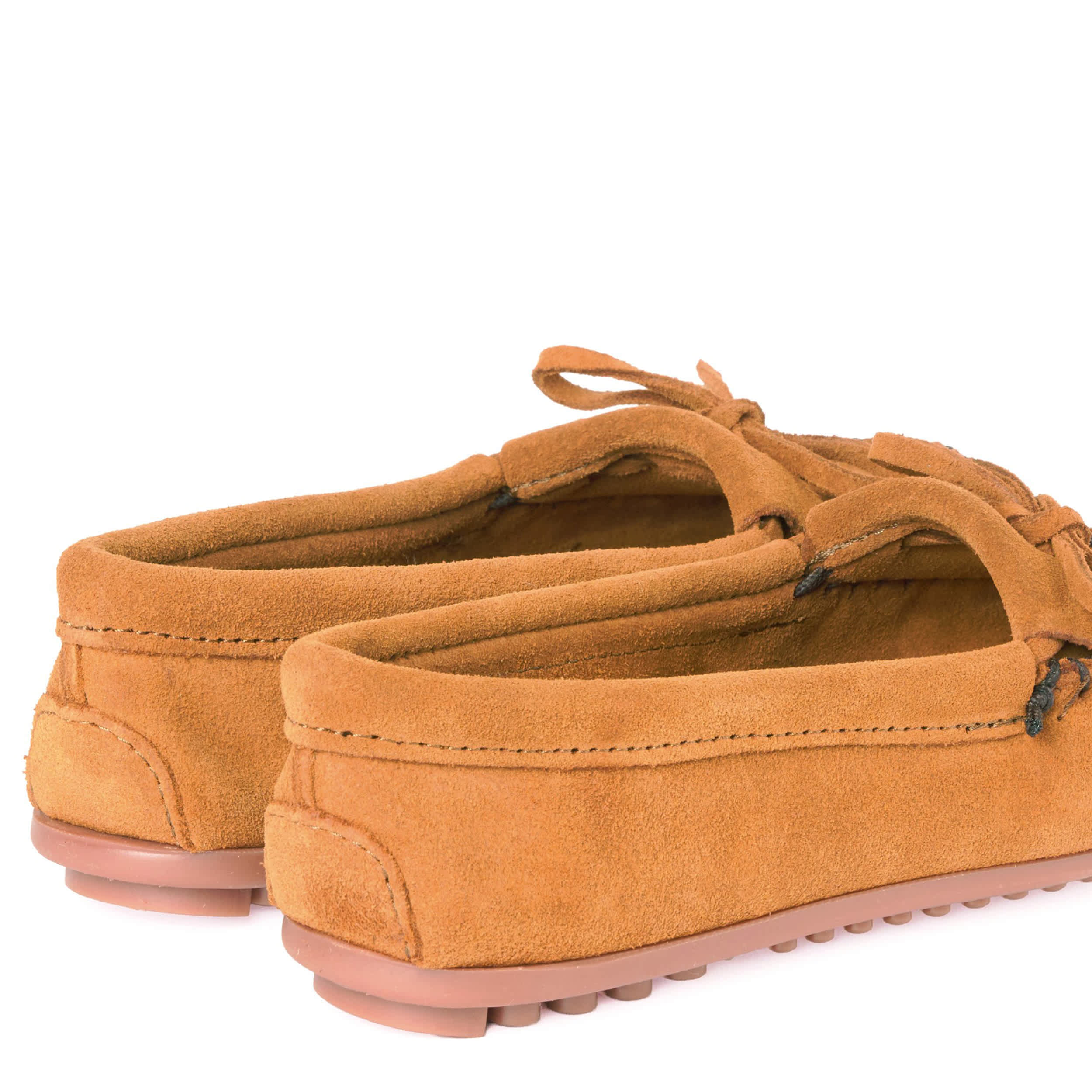 MINNETONKA-WOMENS KILTY LOAFER-BROWN & 