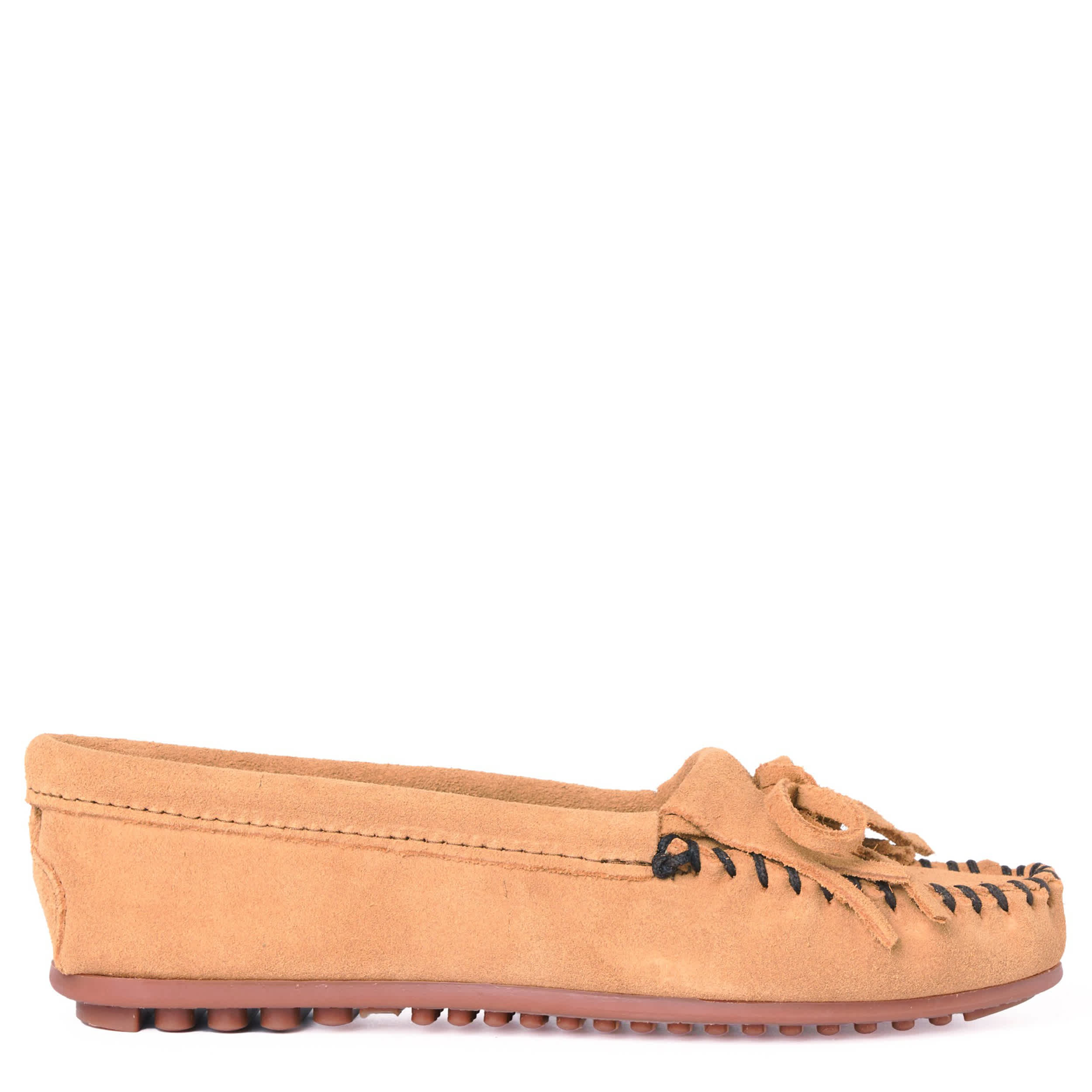 MINNETONKA-WOMENS KILTY LOAFER-TAUPE & 