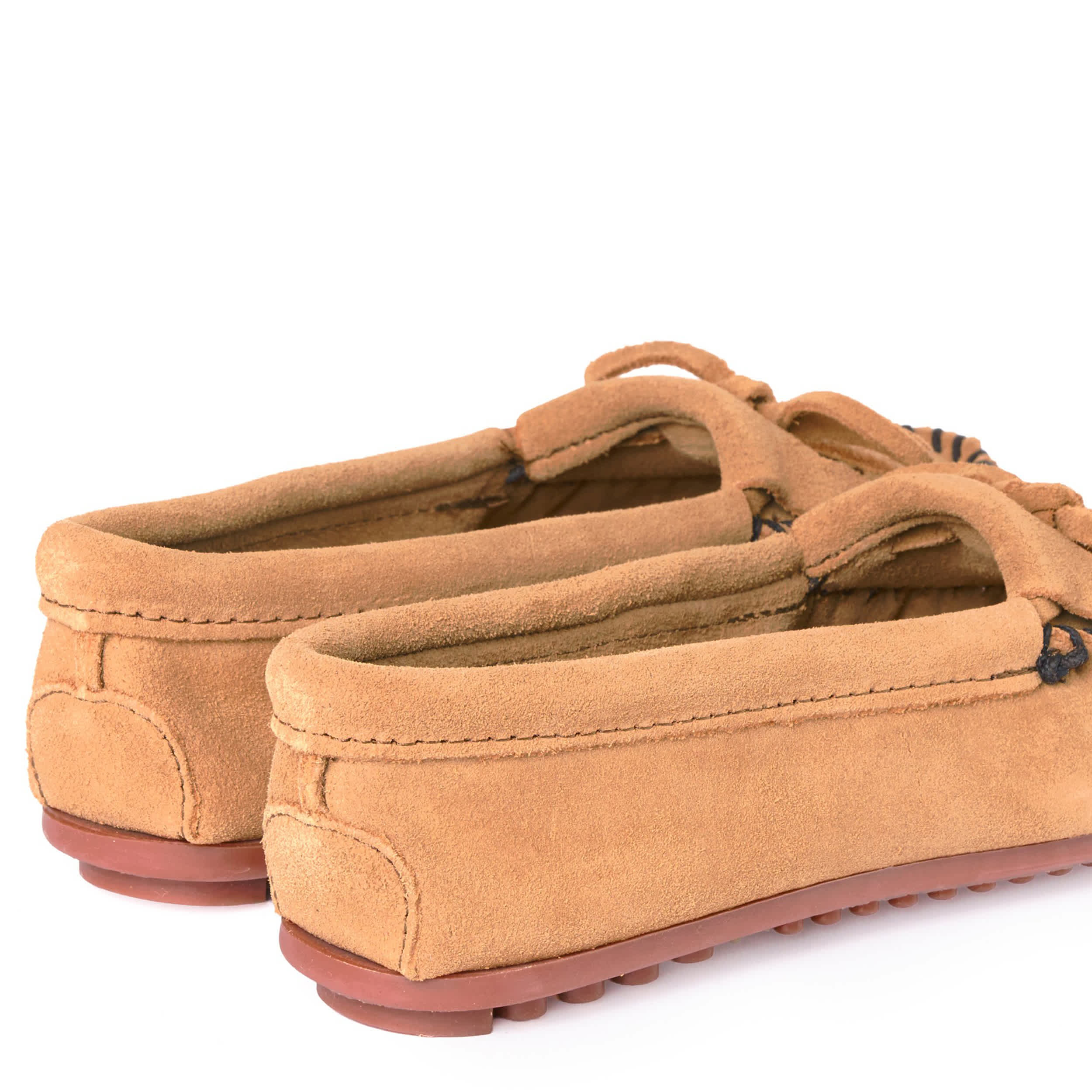 MINNETONKA-WOMENS KILTY LOAFER-TAUPE & 