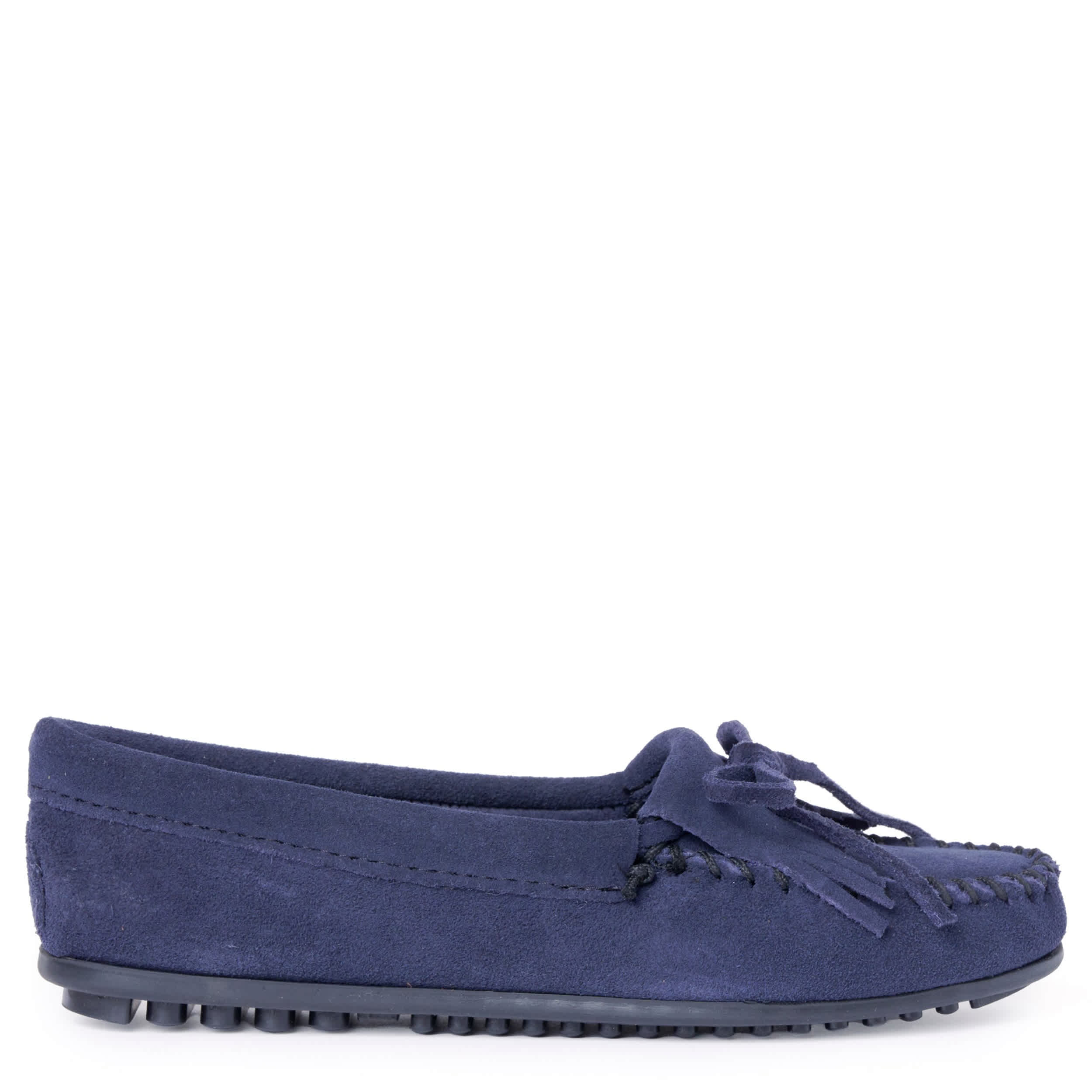 MINNETONKA-WOMENS KILTY LOAFER-NAVY & 