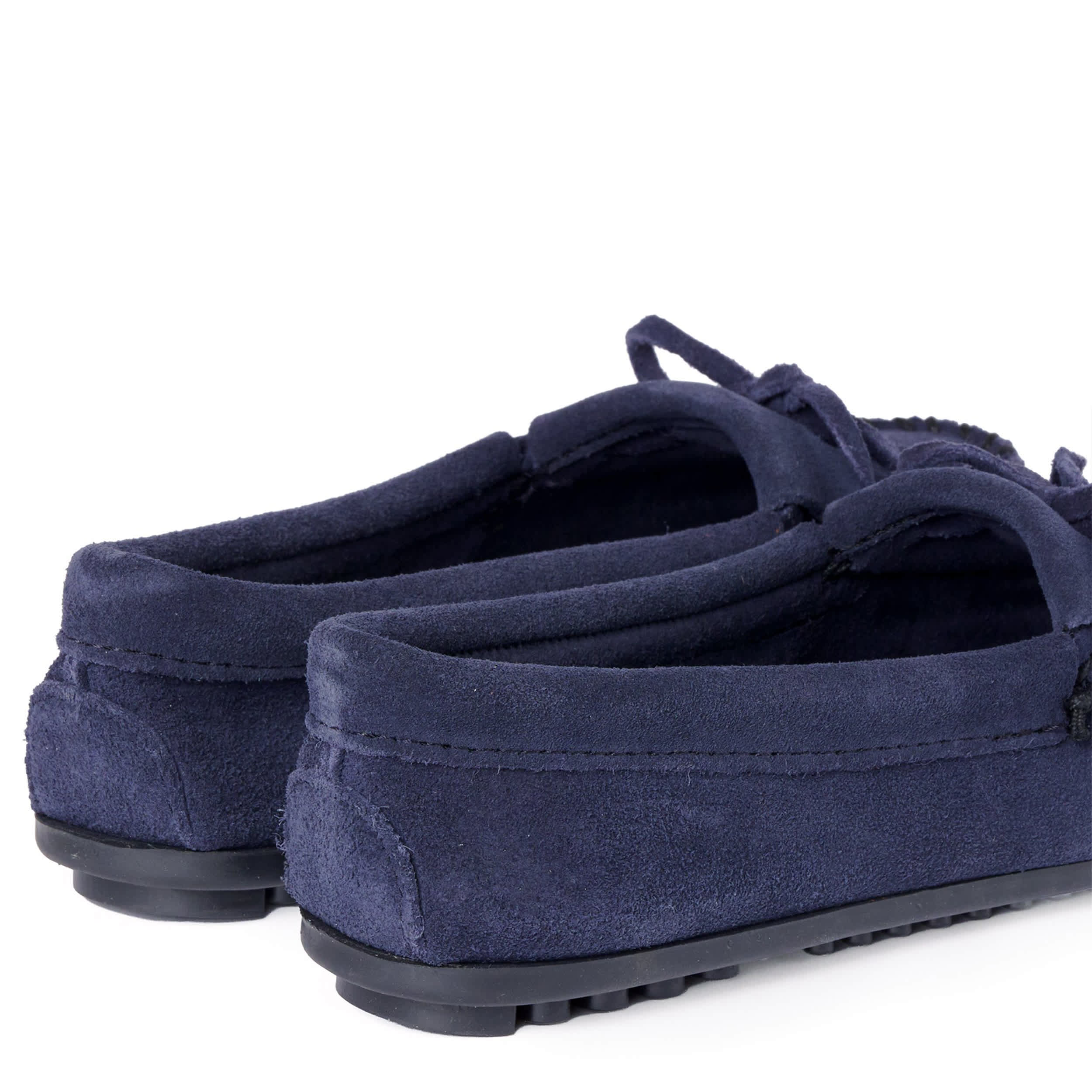 MINNETONKA-WOMENS KILTY LOAFER-NAVY & 