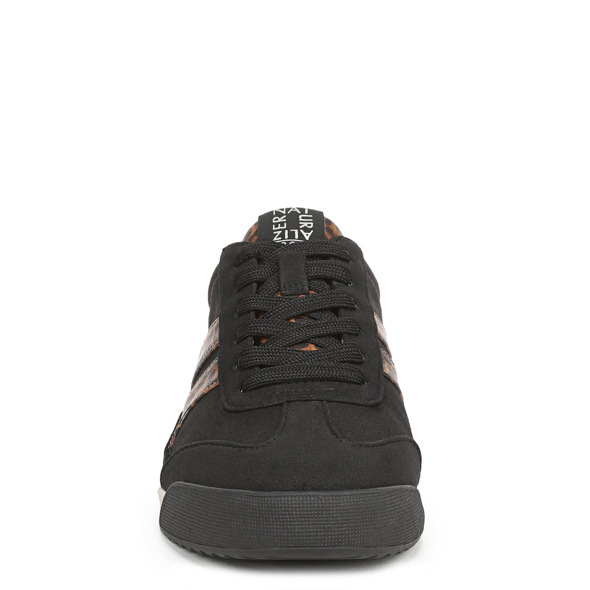 NATURALIZER-WOMENS GARNET SNEAKER-BLACK & 