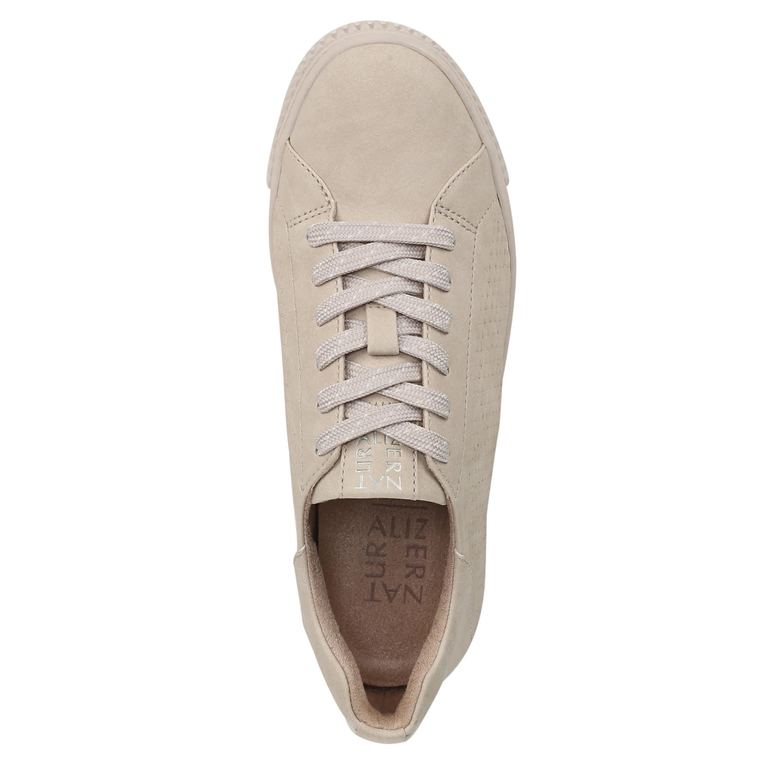 NATURALIZER-WOMENS TURNER LACE SNEAKER-BEIGE & 