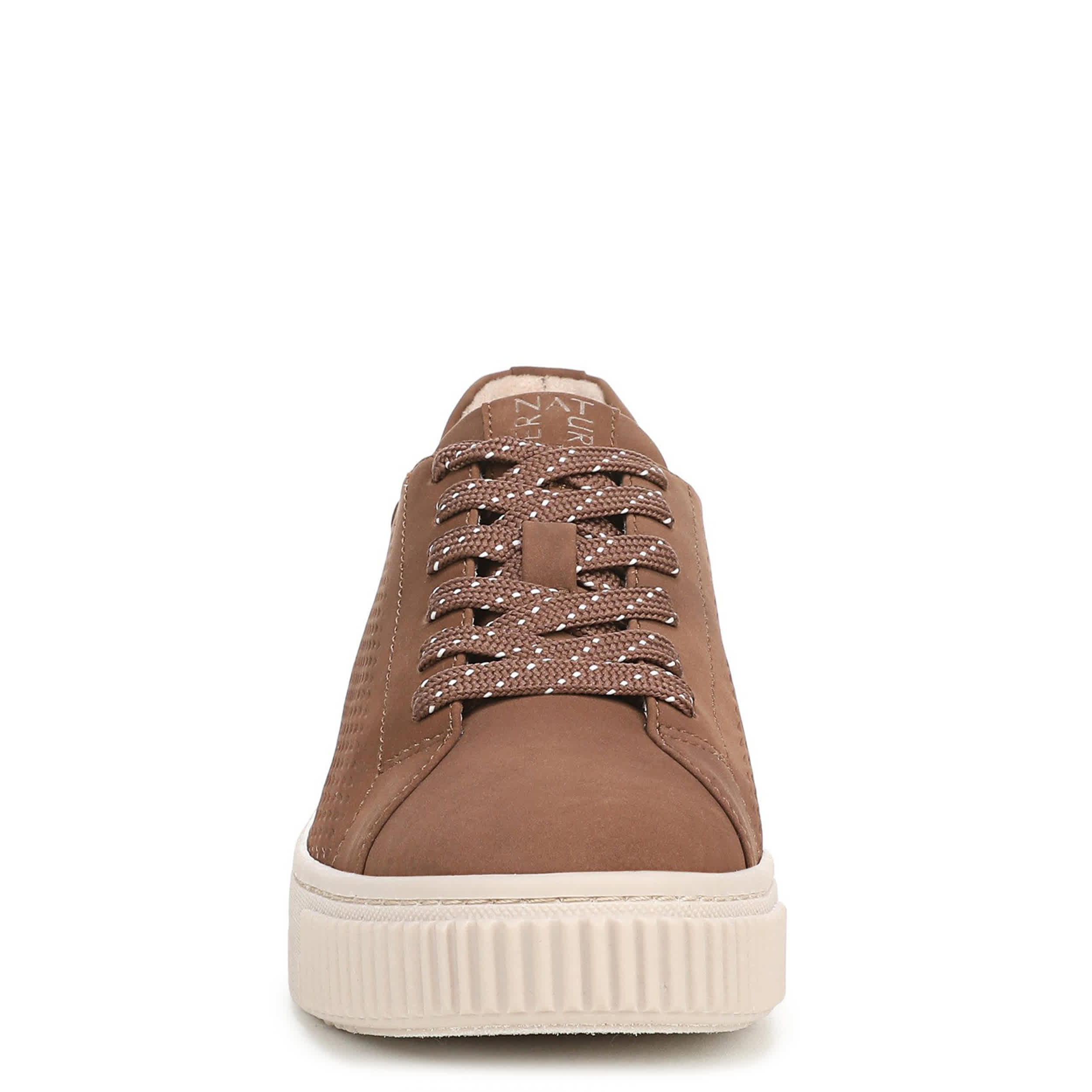 NATURALIZER-WOMENS TURNER LACE SNEAKER-BROWN & 