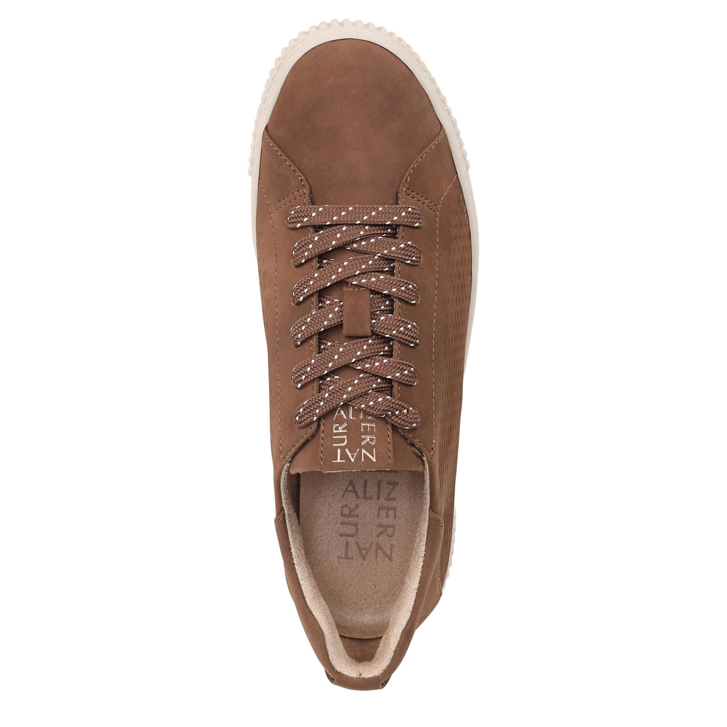 NATURALIZER-WOMENS TURNER LACE SNEAKER-BROWN & 