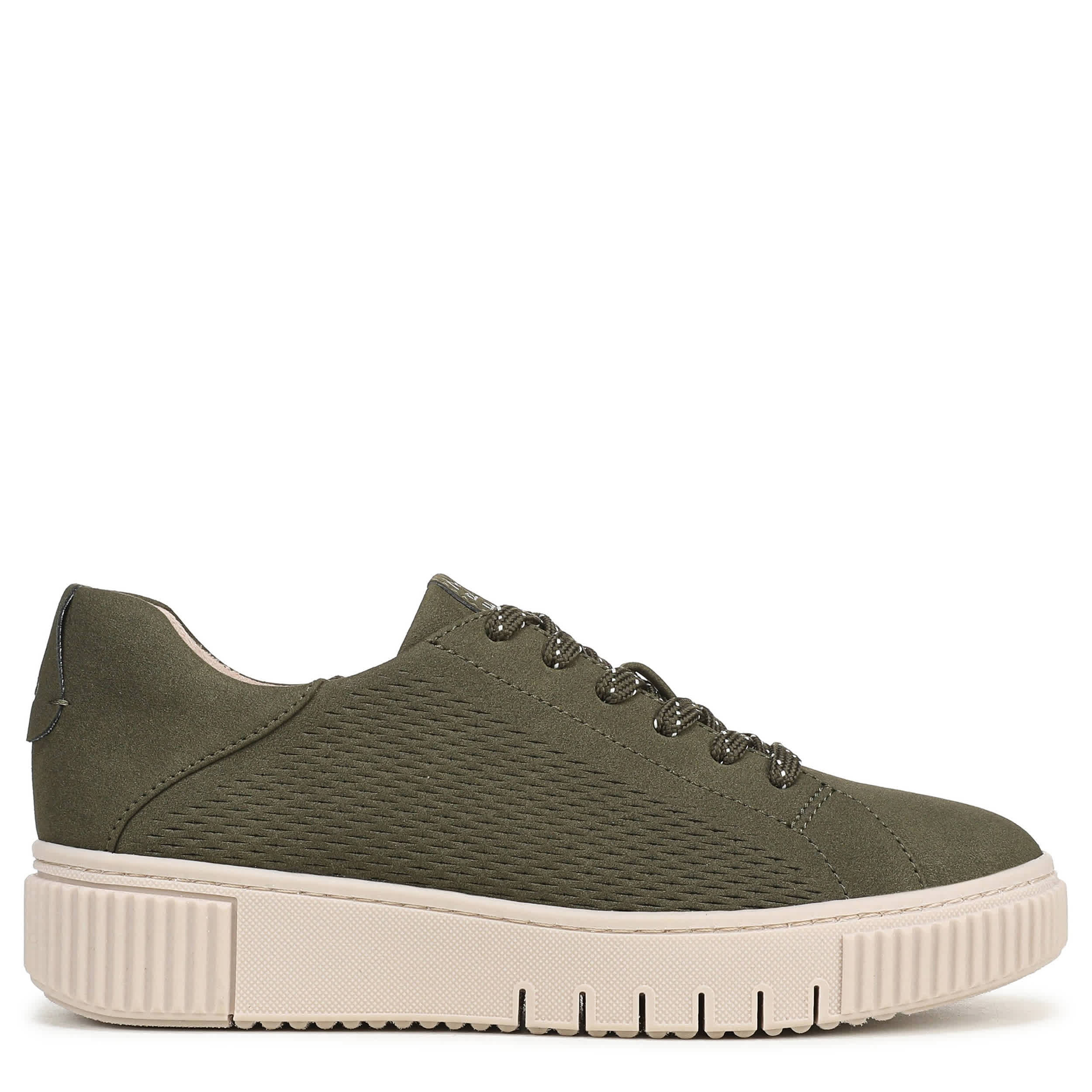 NATURALIZER-WOMENS TURNER LACE SNEAKER-DARK GREEN & 