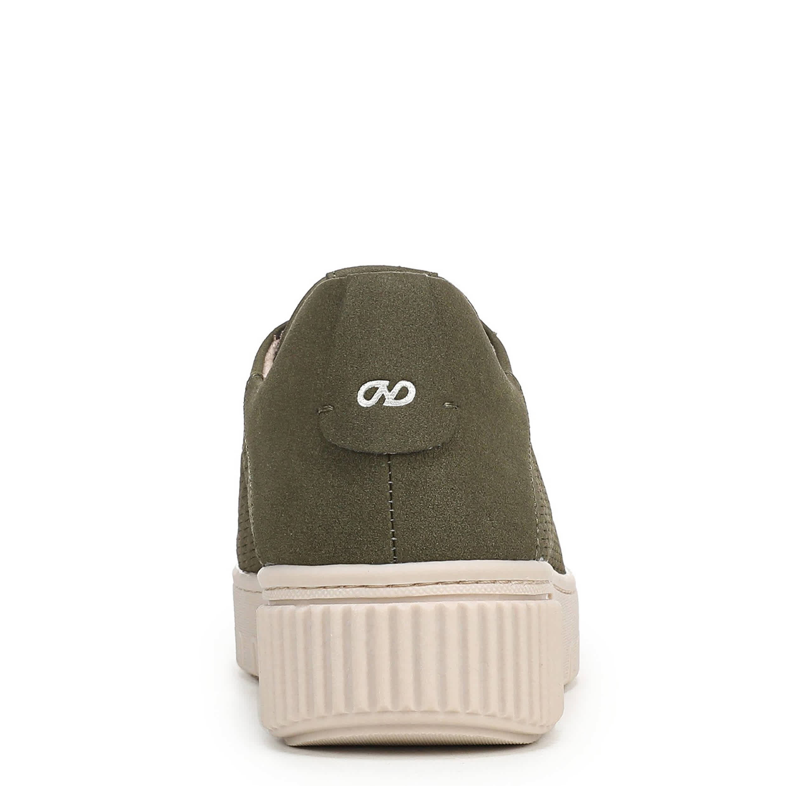 NATURALIZER-WOMENS TURNER LACE SNEAKER-DARK GREEN & 