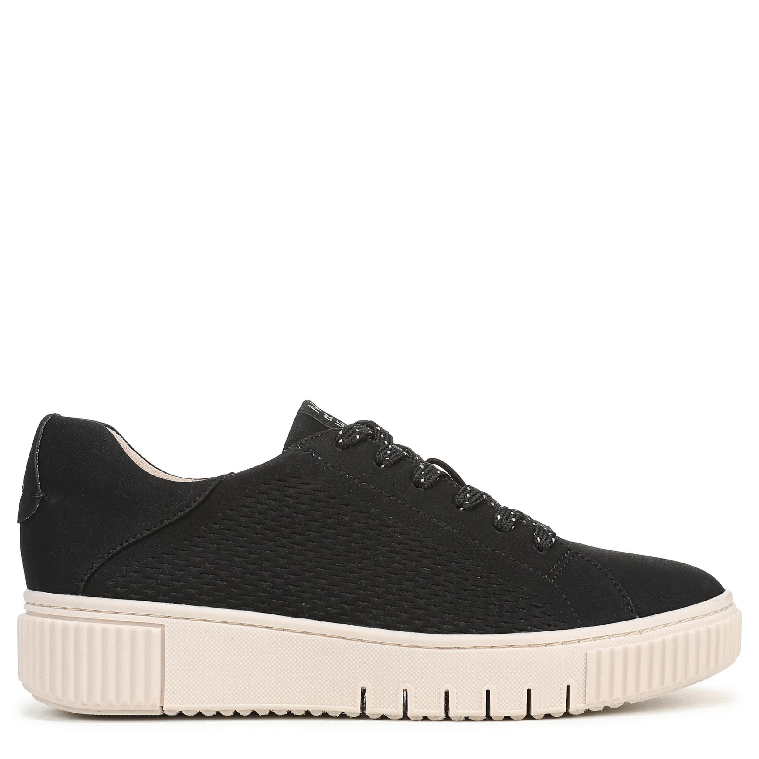 NATURALIZER-WOMENS TURNER LACE SNEAKER-BLACK & 