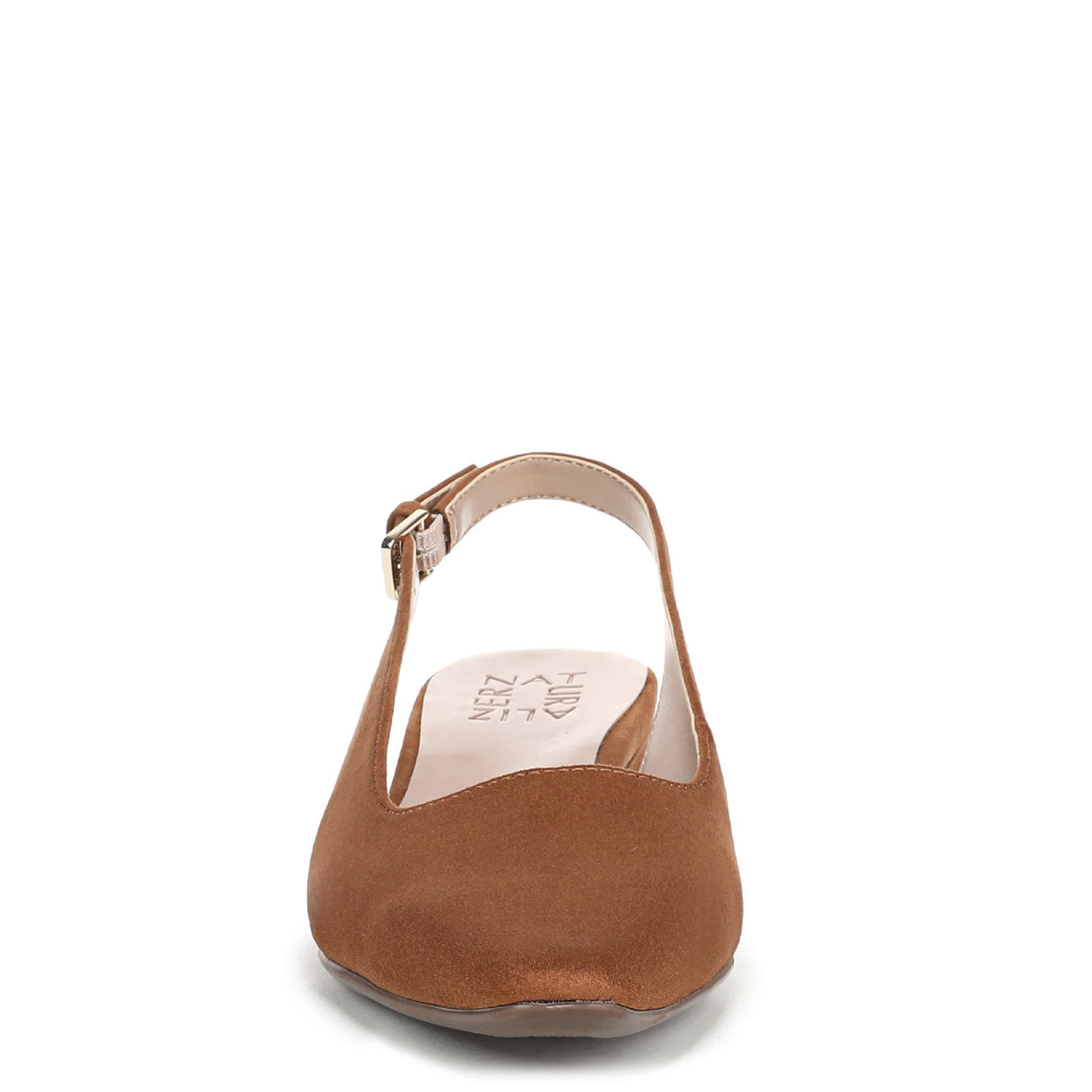 NATURALIZER-WOMENS GINGER FLAT-CHESTNUT & 