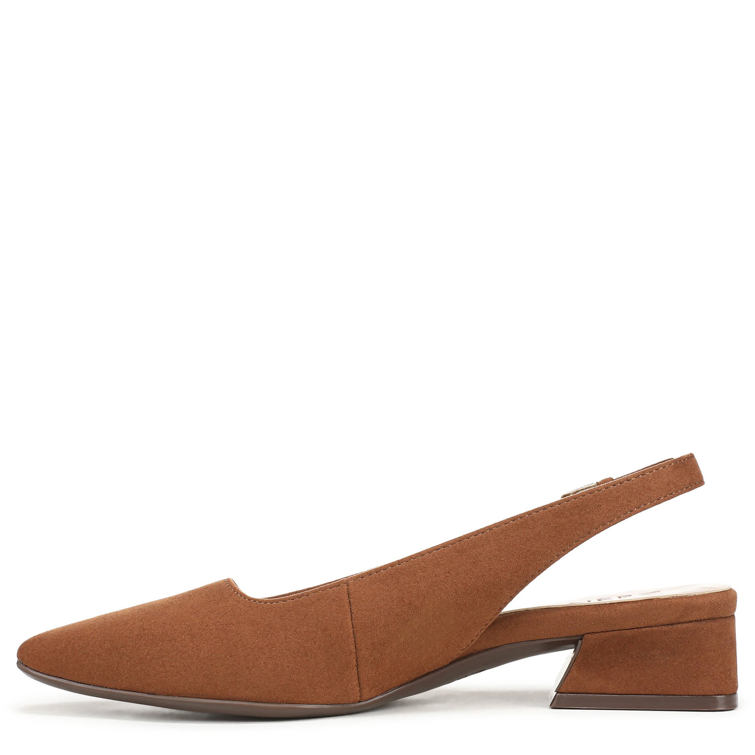 NATURALIZER-WOMENS GINGER FLAT-CHESTNUT & 