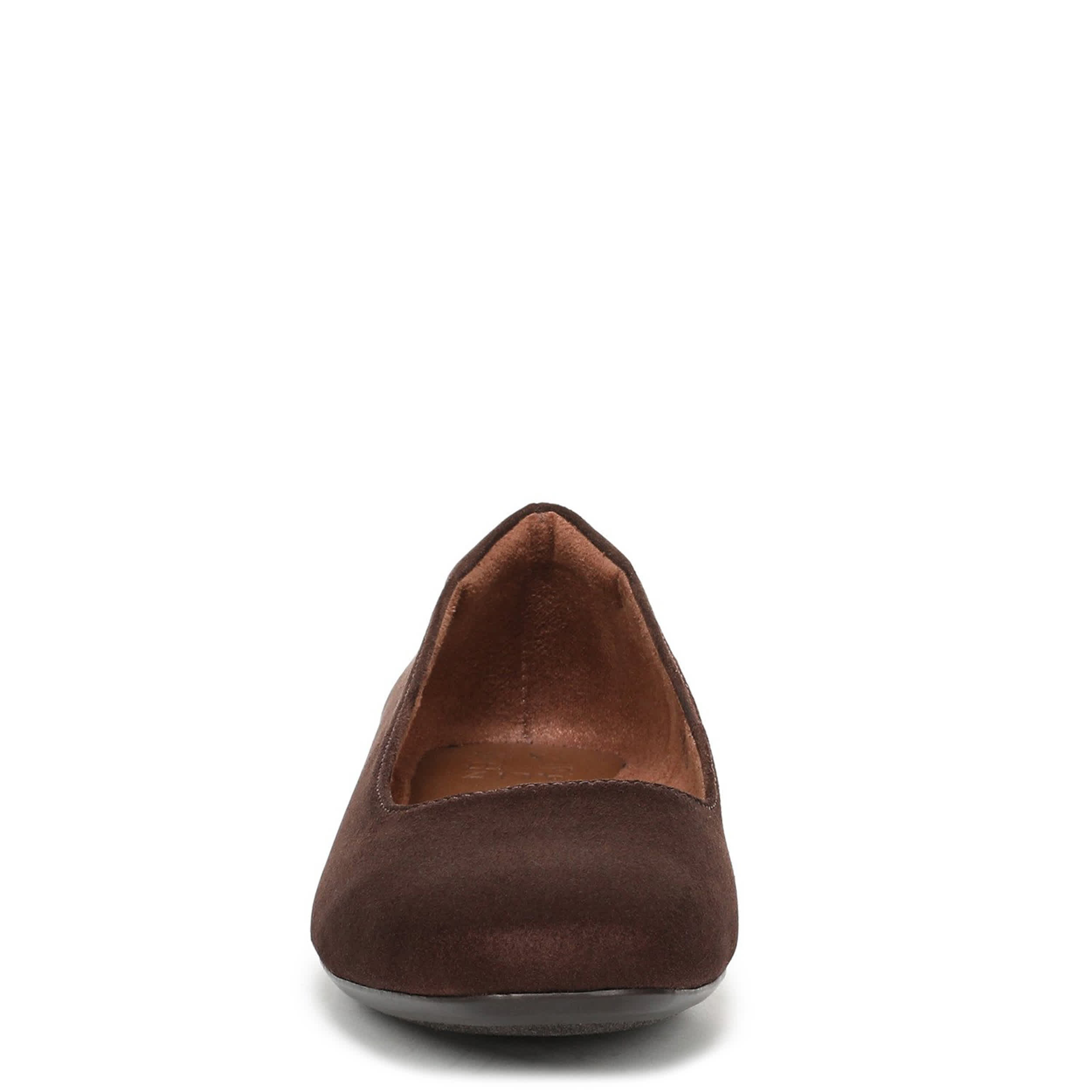 NATURALIZER-WOMENS KARI FLAT-CHOCOLATE & 