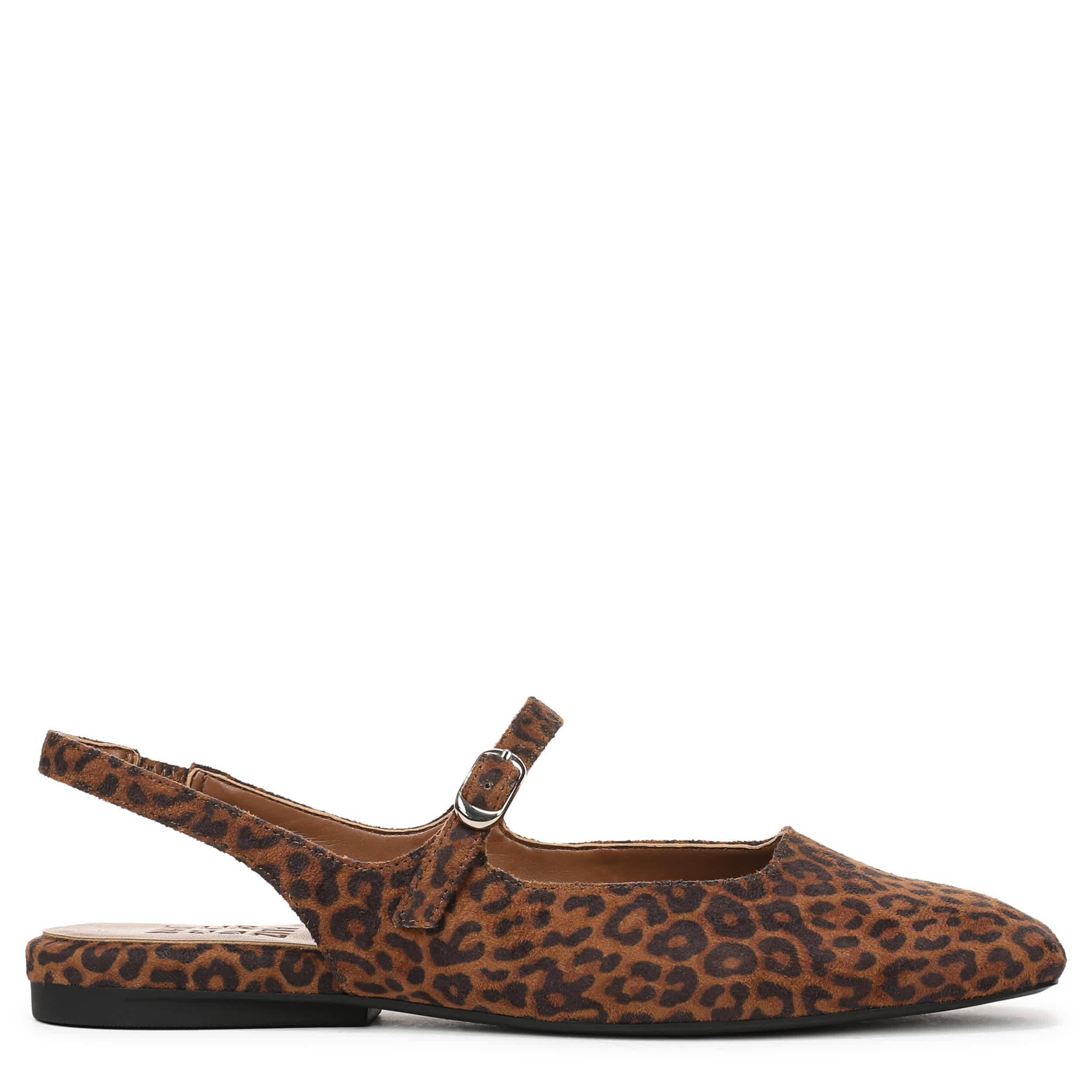 NATURALIZER-WOMENS ANIKKA FLAT-BROWN & LEOPARD