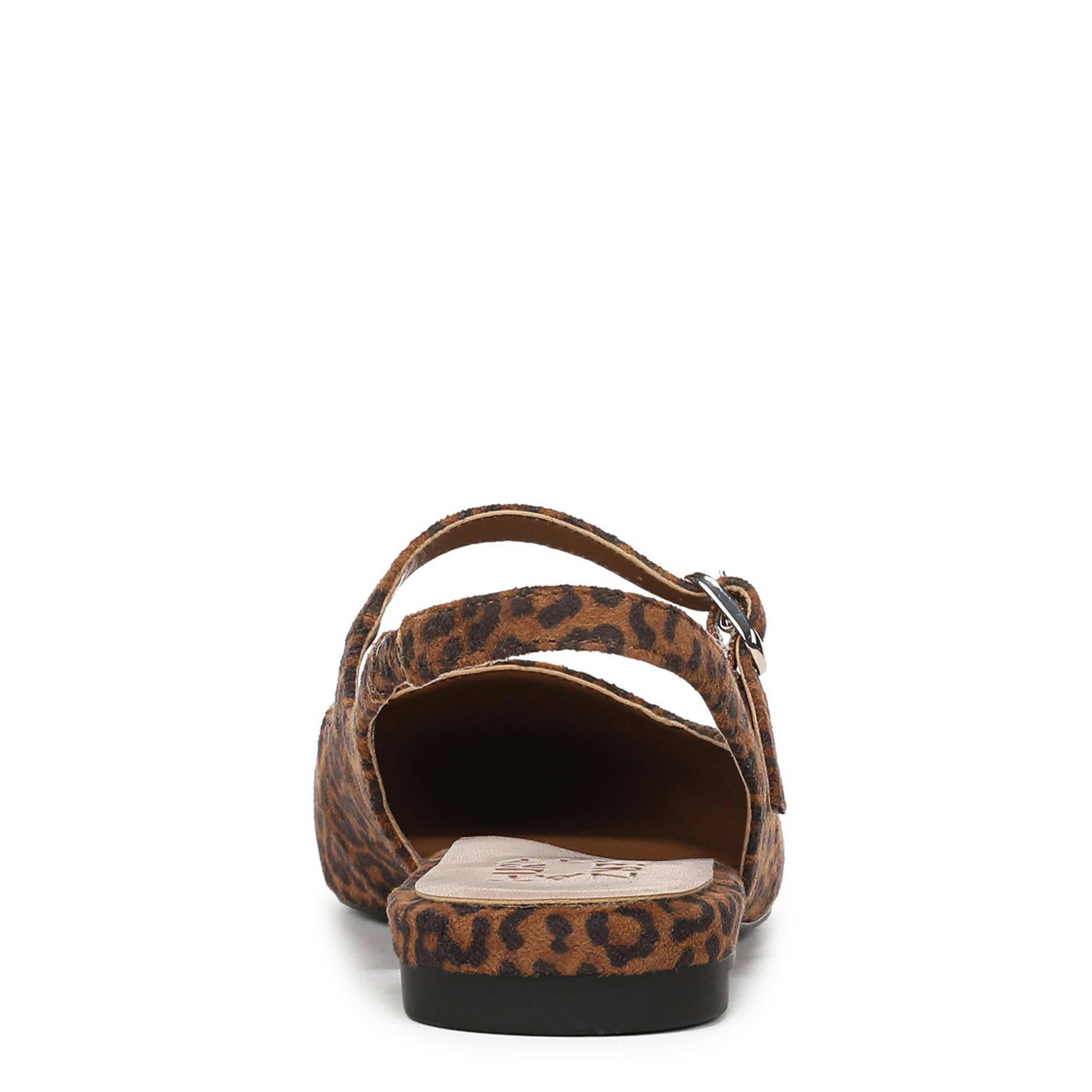 NATURALIZER-WOMENS ANIKKA FLAT-BROWN & LEOPARD