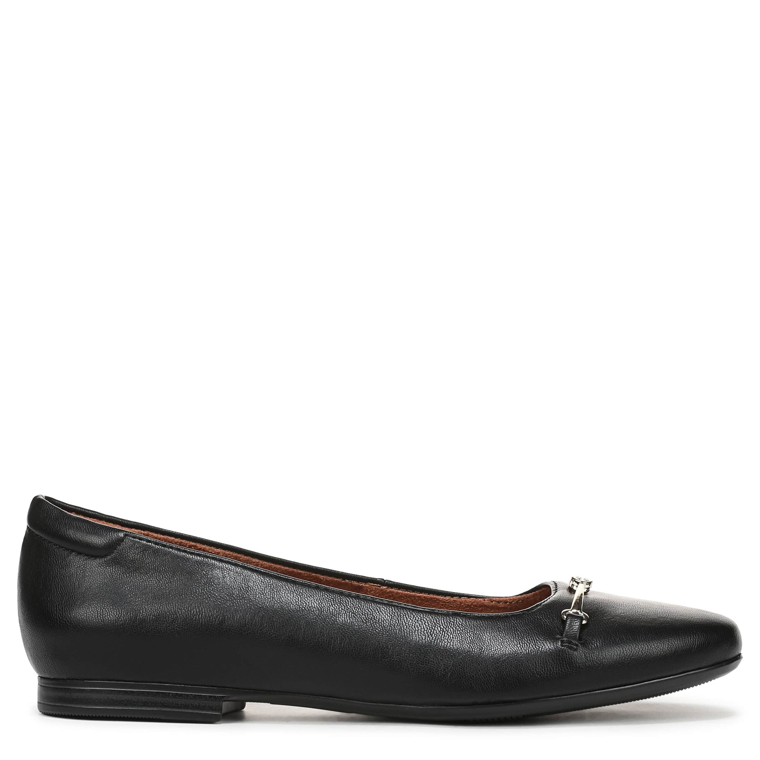 NATURALIZER-WOMENS KENDALL FLAT-BLACK & 