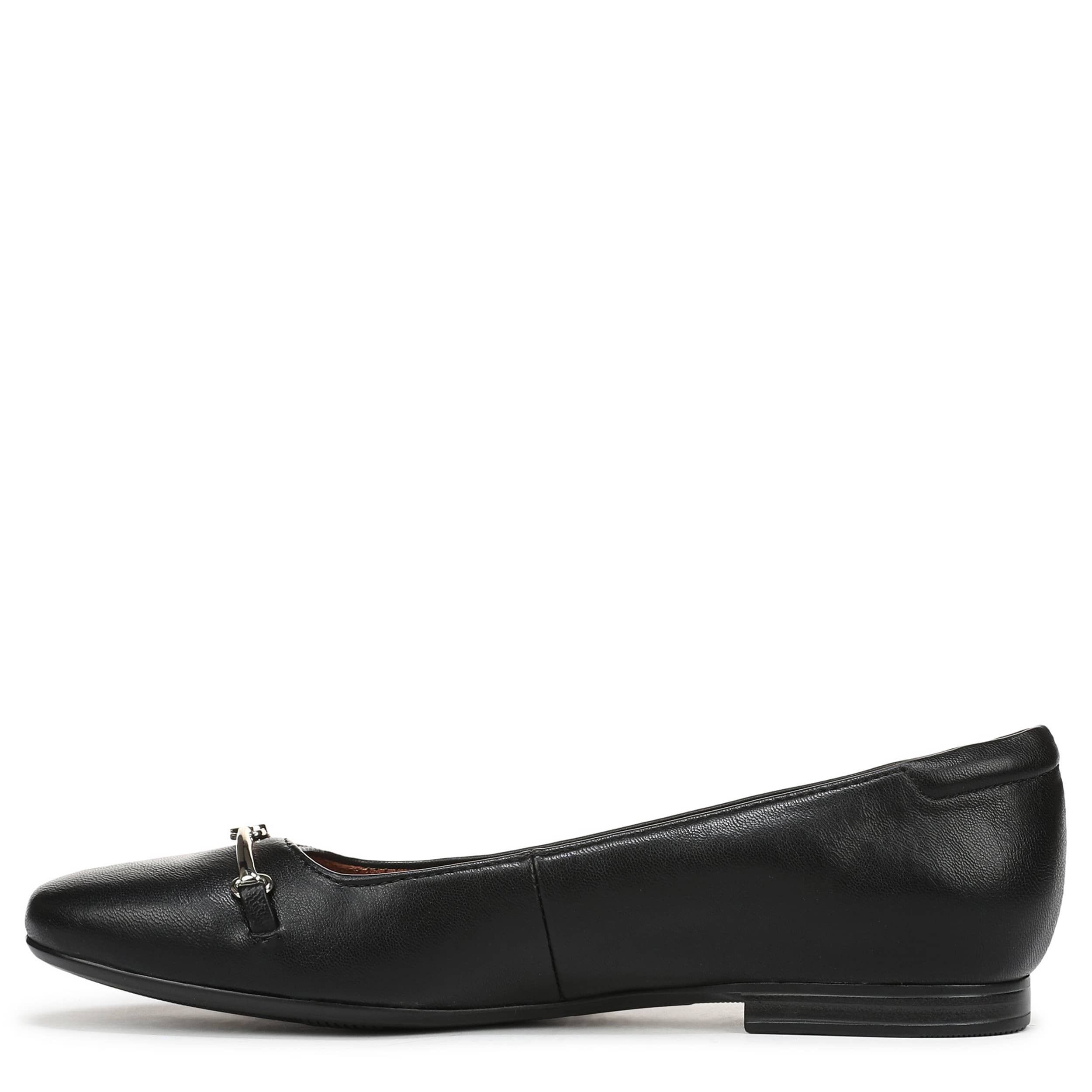 NATURALIZER-WOMENS KENDALL FLAT-BLACK & 