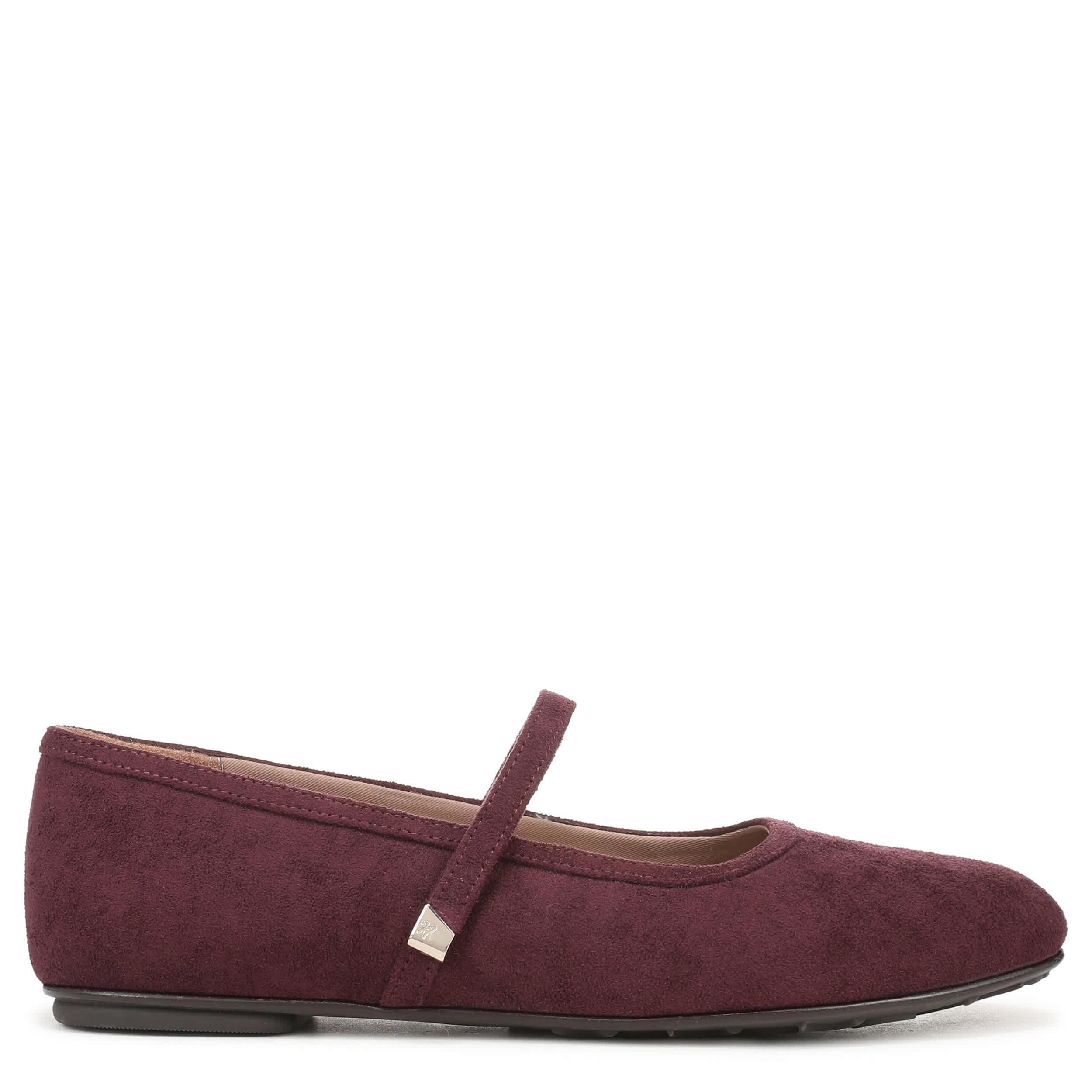 NATURALIZER-WOMENS ASHANTI FLAT-BURGUNDY & 