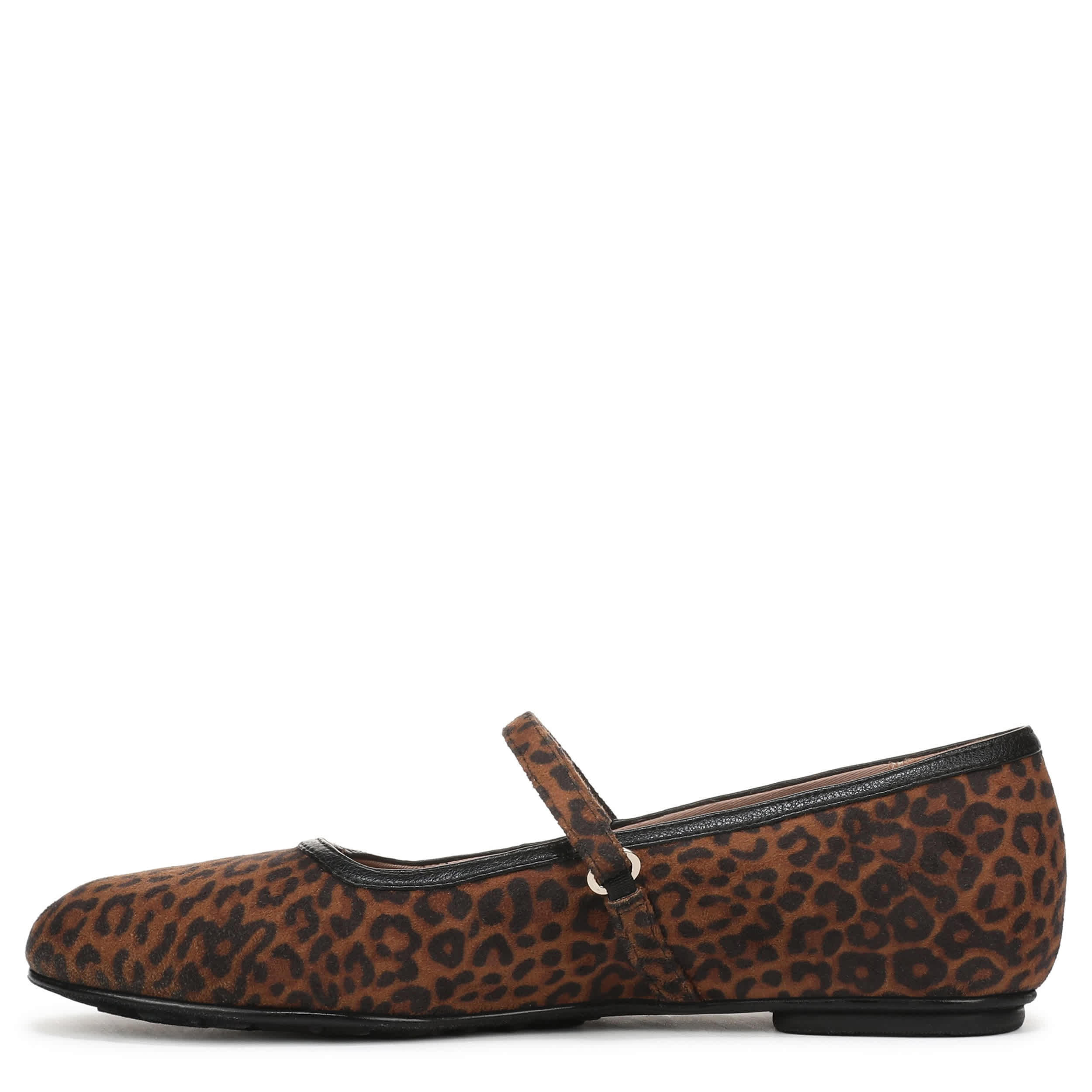 NATURALIZER-WOMENS ASHANTI FLAT-BROWN & LEOPARD