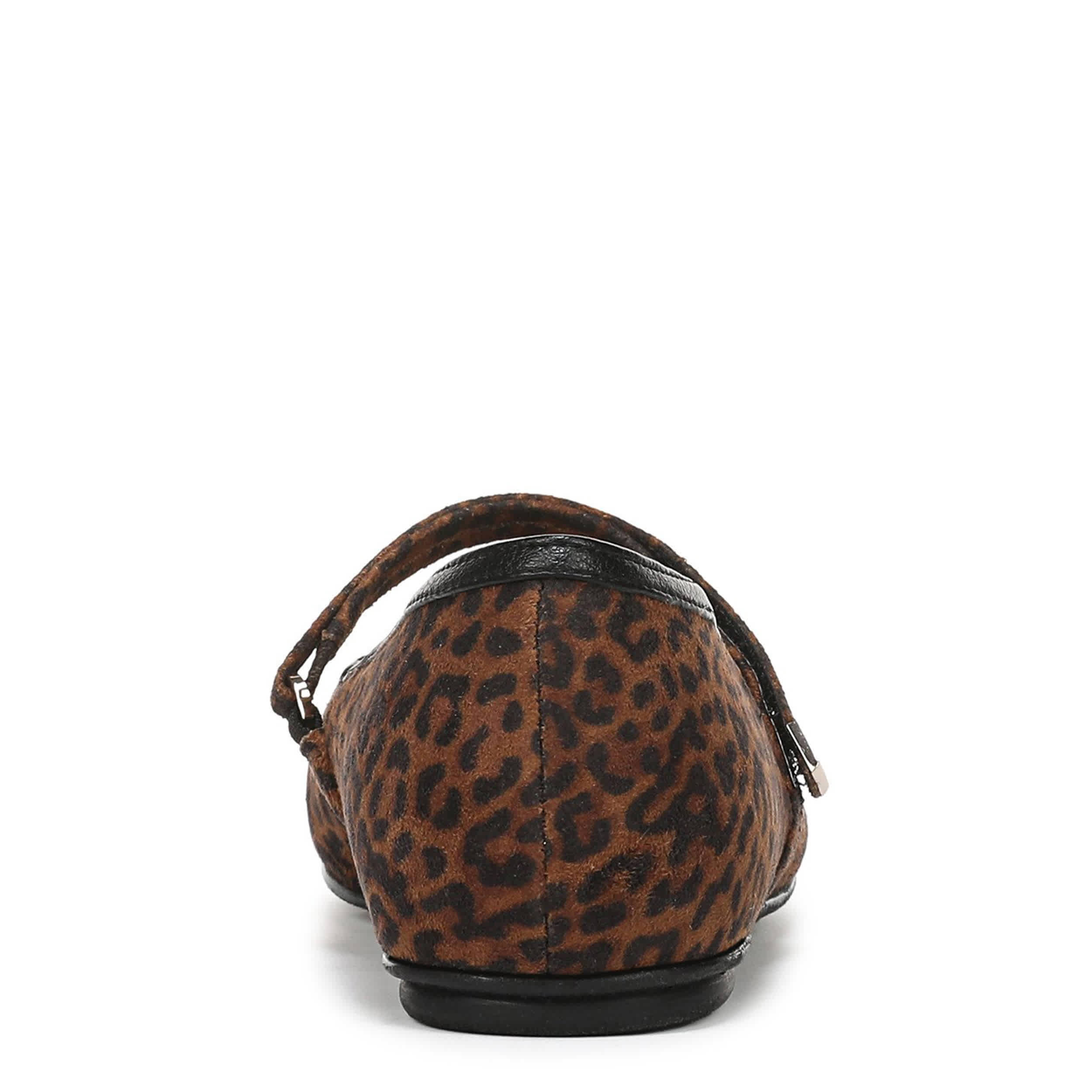NATURALIZER-WOMENS ASHANTI FLAT-BROWN & LEOPARD