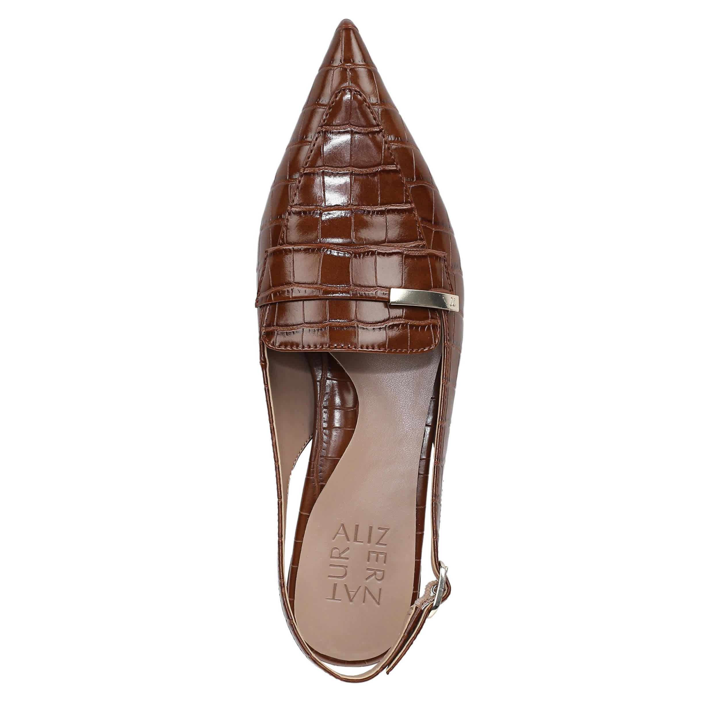 NATURALIZER-WOMENS SLOANE FLAT-COFFEE & 