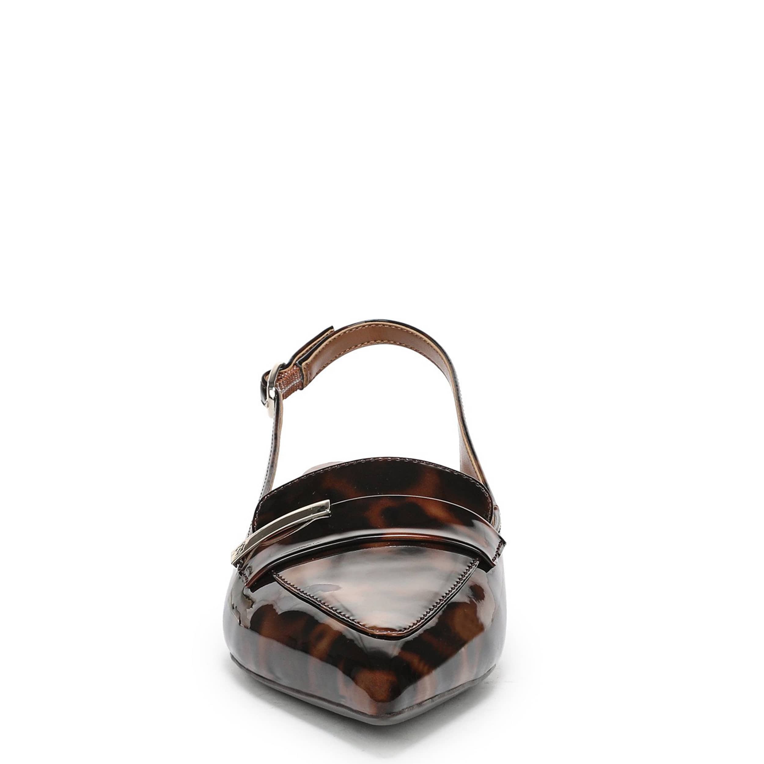 NATURALIZER-WOMENS SLOANE FLAT-BROWN & 