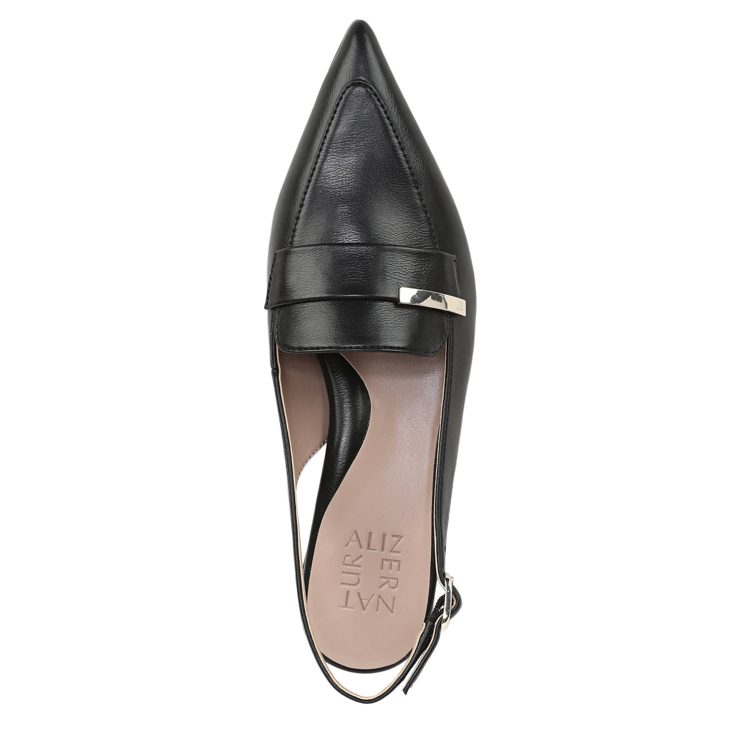 NATURALIZER-WOMENS SLOANE FLAT-BLACK & 