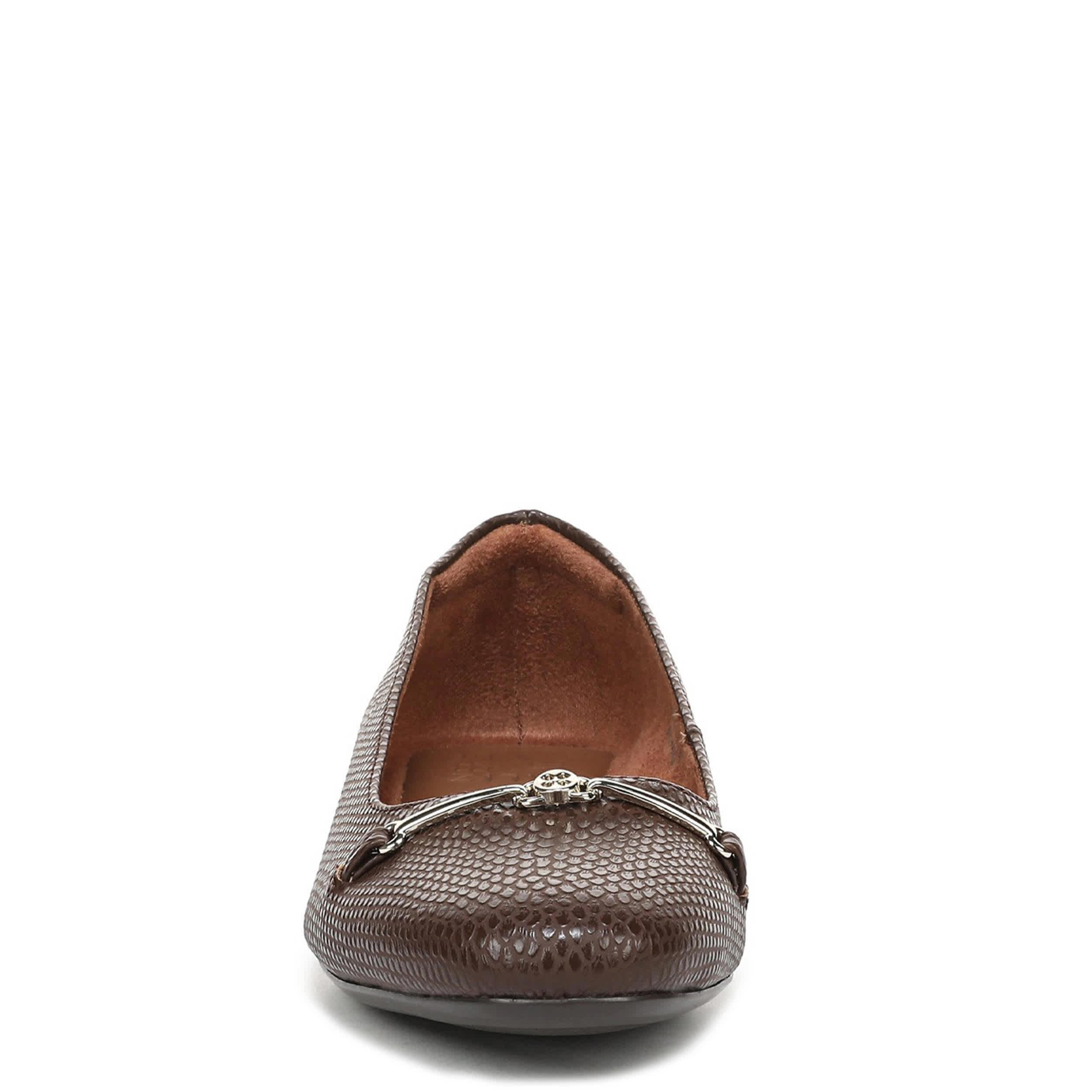 NATURALIZER-WOMENS KENDALL FLAT-CHOCOLATE & 