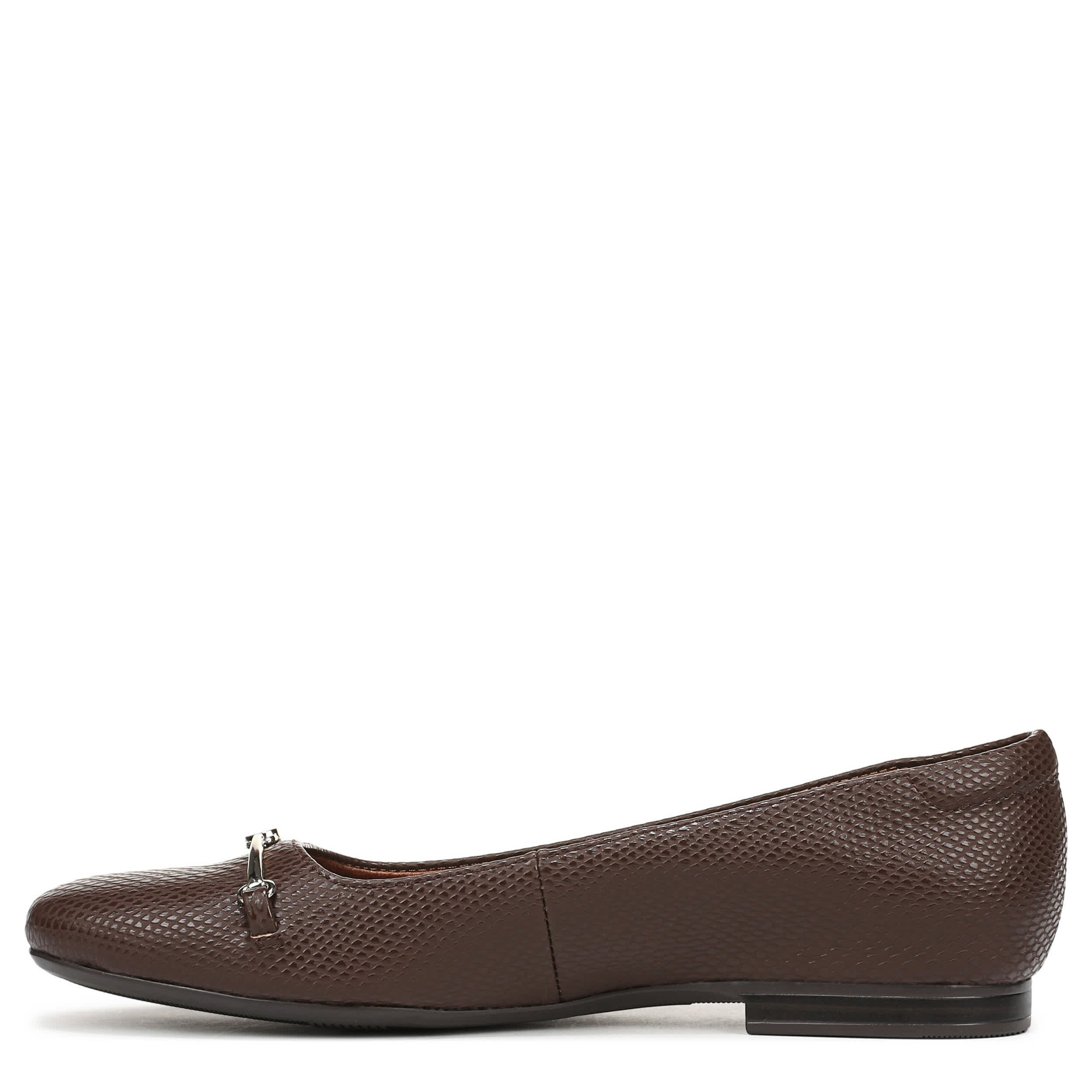 NATURALIZER-WOMENS KENDALL FLAT-CHOCOLATE & 