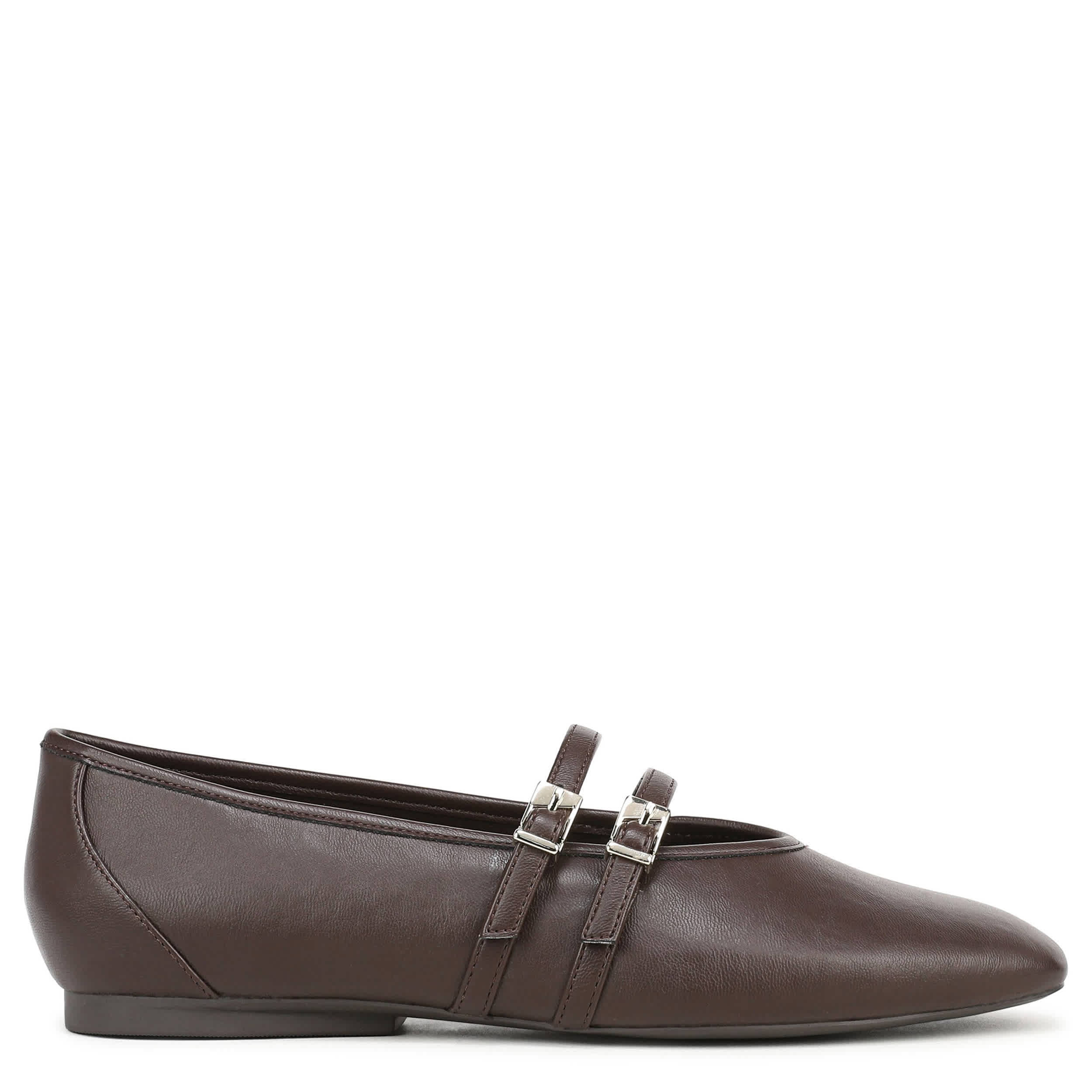 NATURALIZER-WOMENS CRISTA2 FLAT-BROWN & 