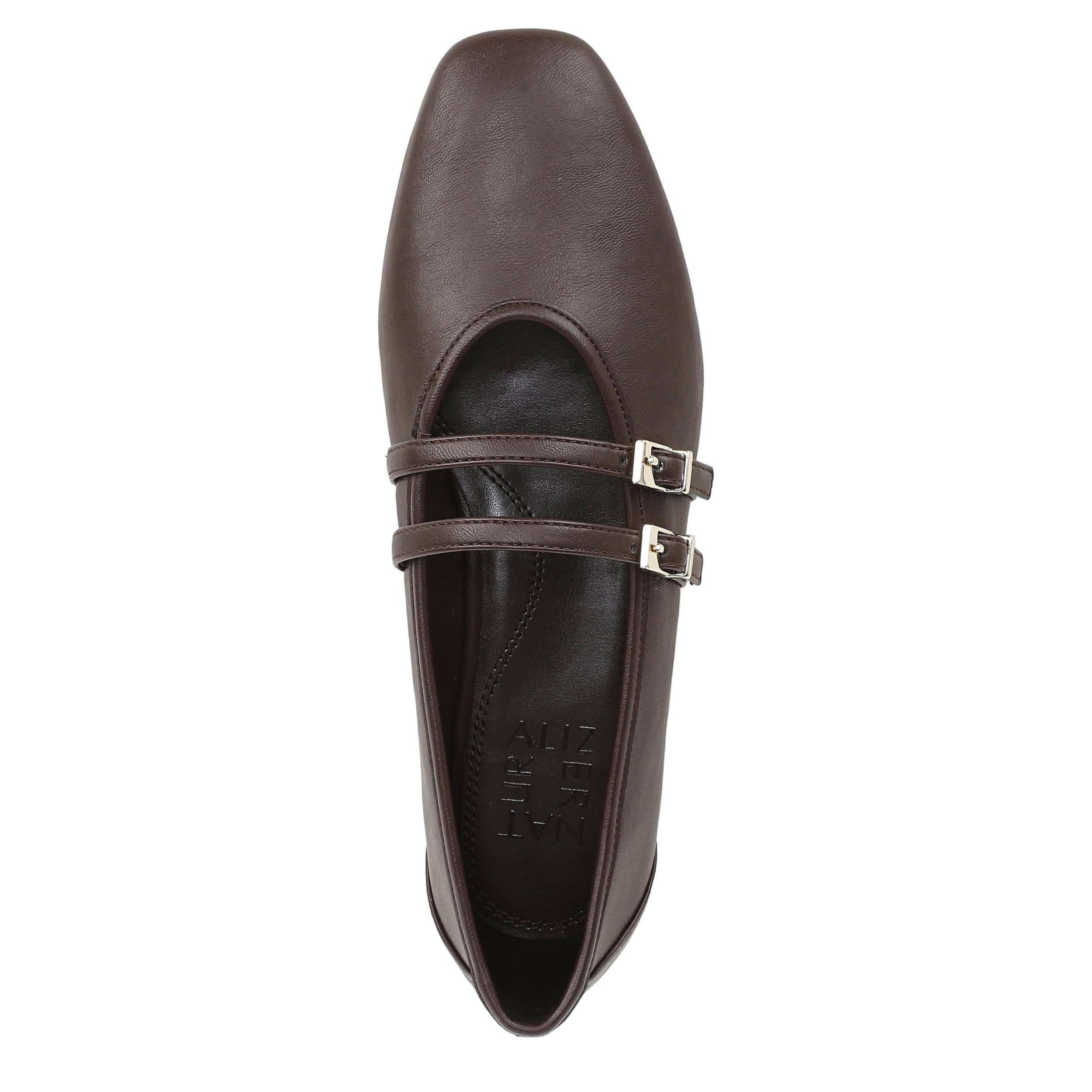 NATURALIZER-WOMENS CRISTA2 FLAT-BROWN & 