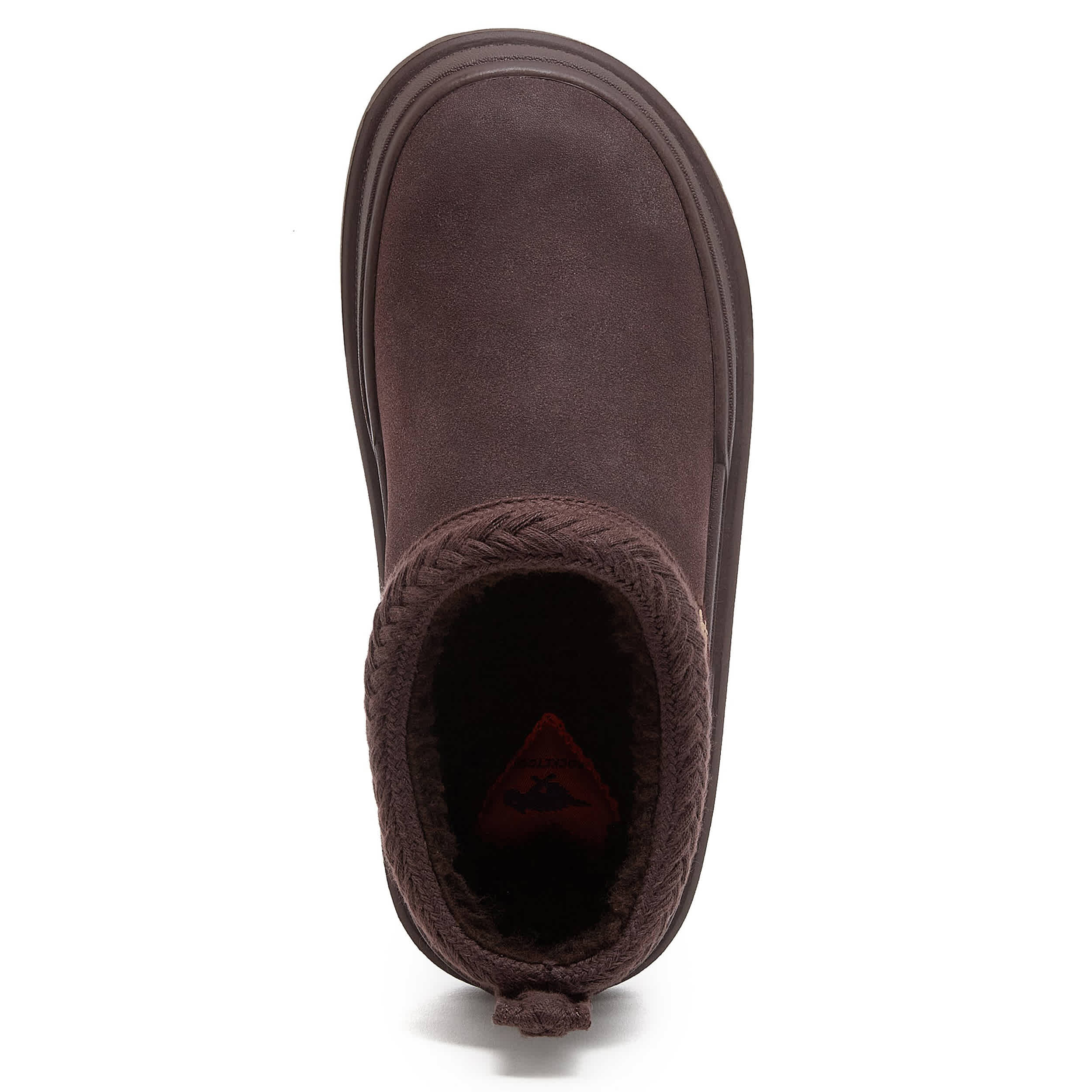 ROCKET DOG-WOMENS RELAX SLIPPER-DARK BROWN & 