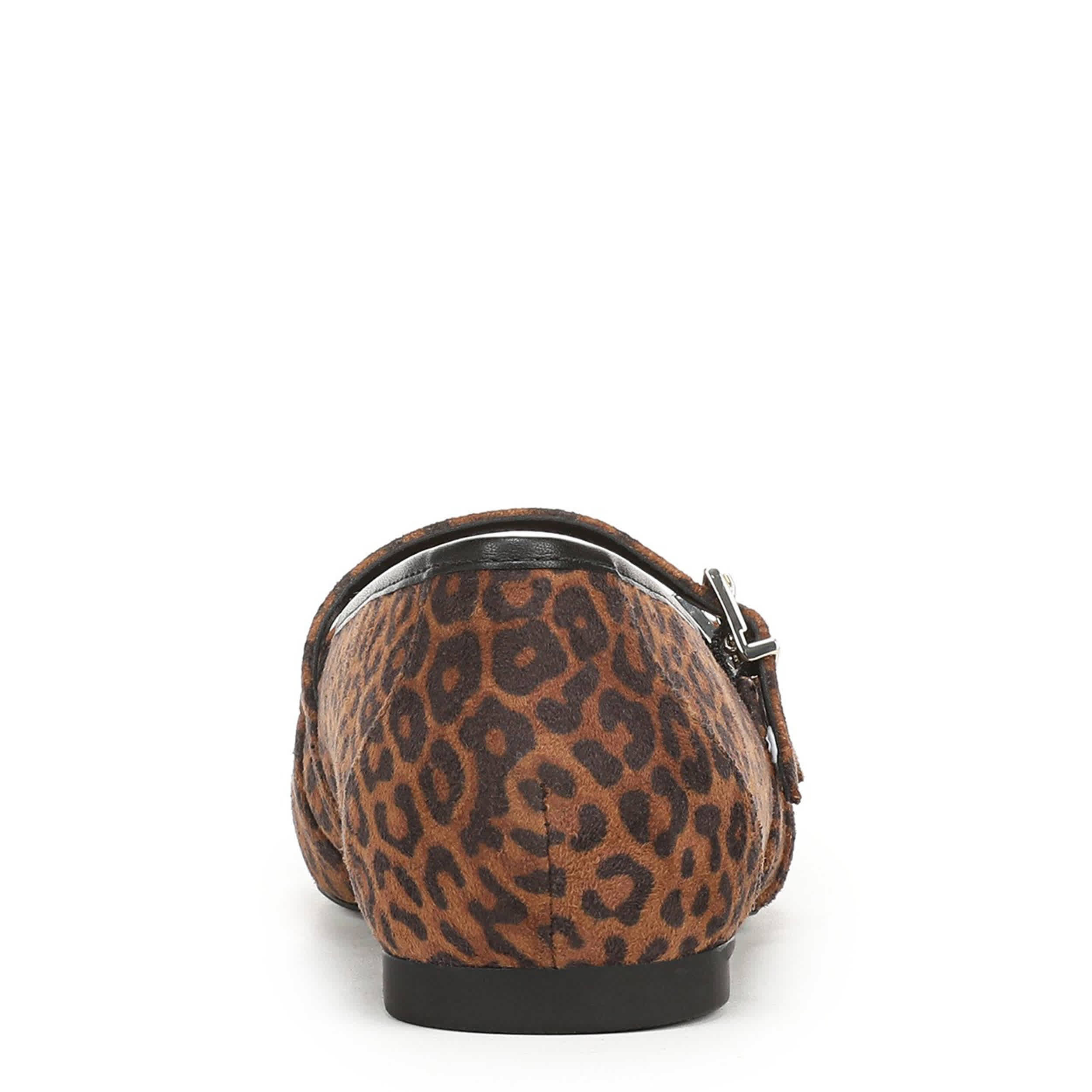 NATURALIZER-WOMENS CRISTA2 FLAT-BROWN & LEOPARD