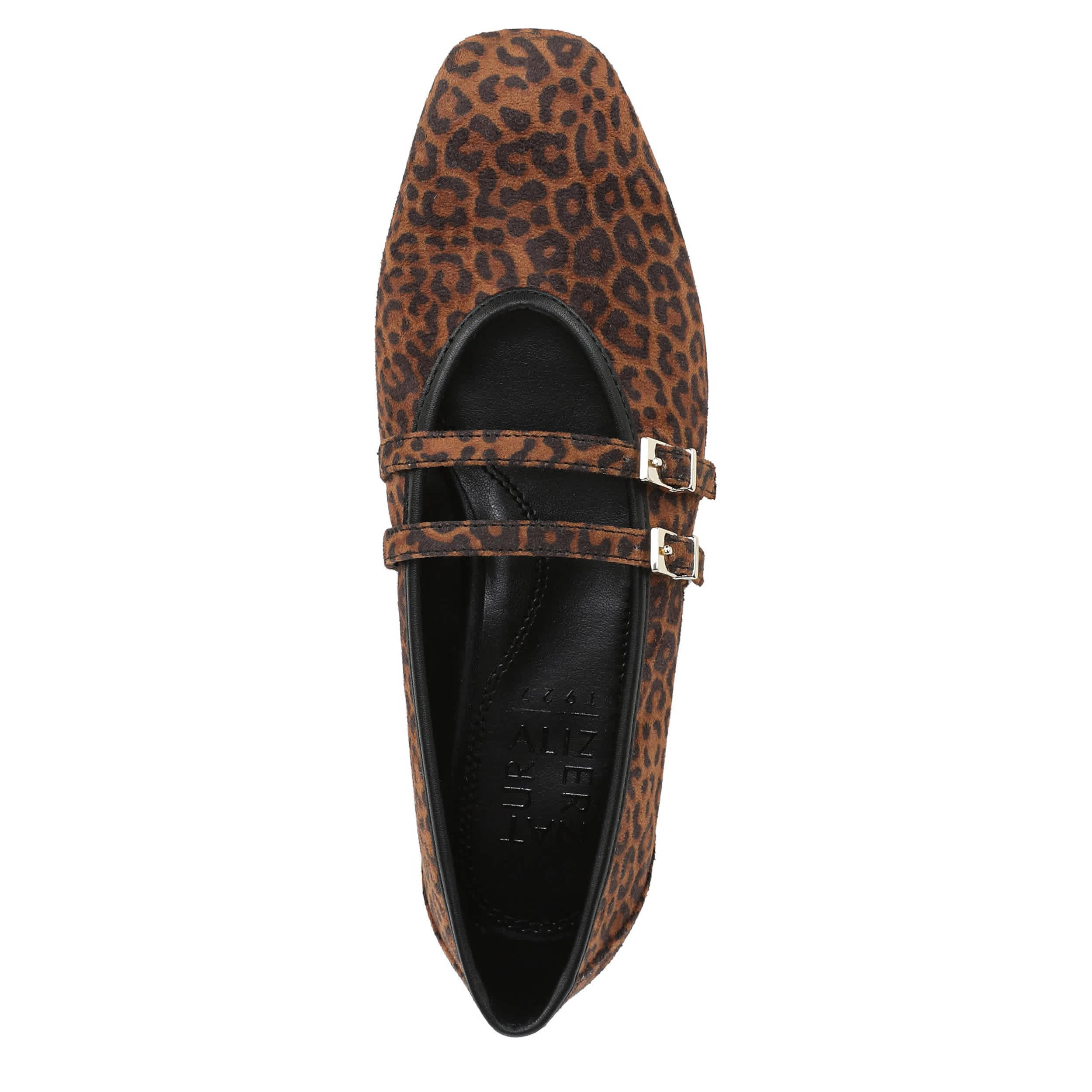NATURALIZER-WOMENS CRISTA2 FLAT-BROWN & LEOPARD