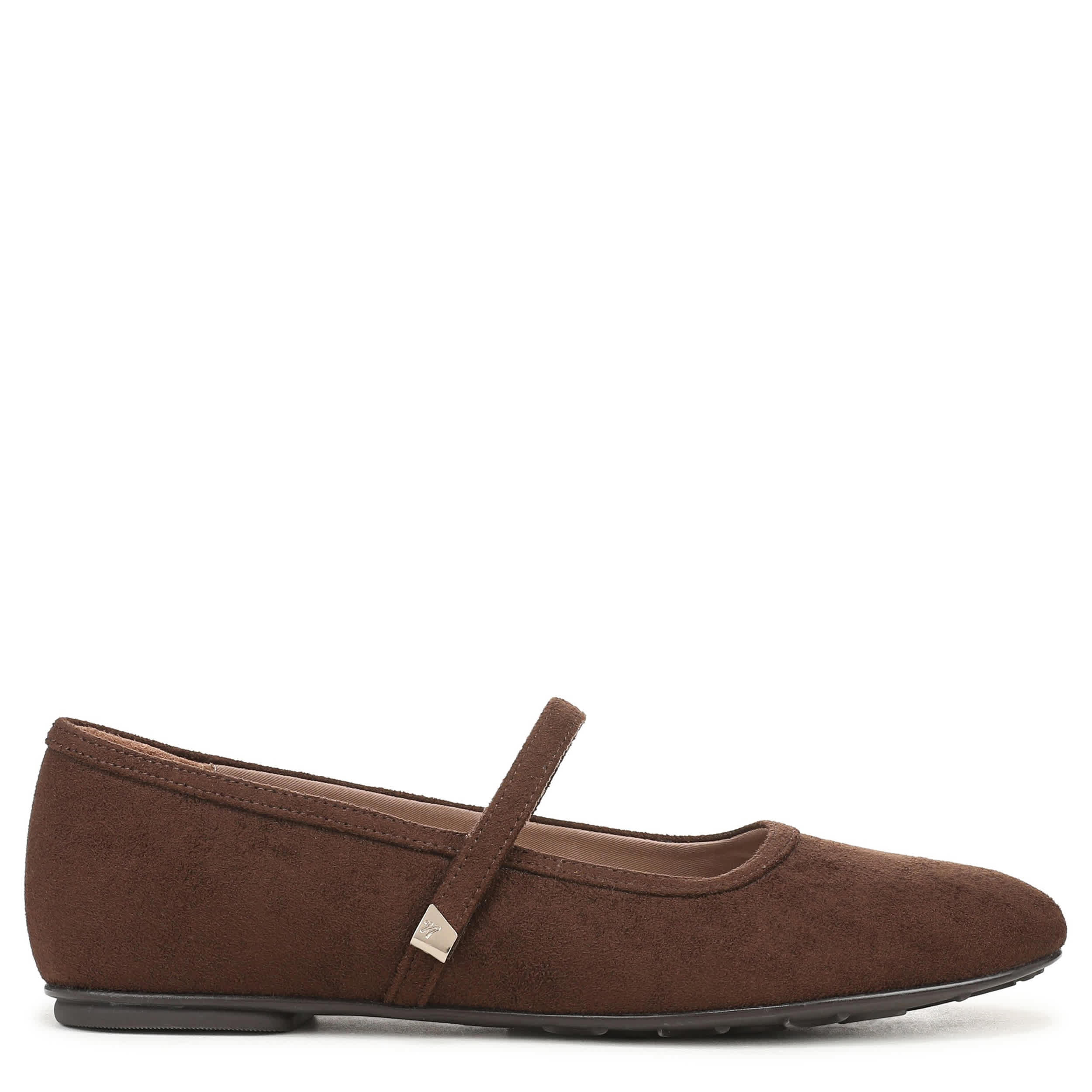 NATURALIZER-WOMENS ASHANTI FLAT-DARK BROWN & 