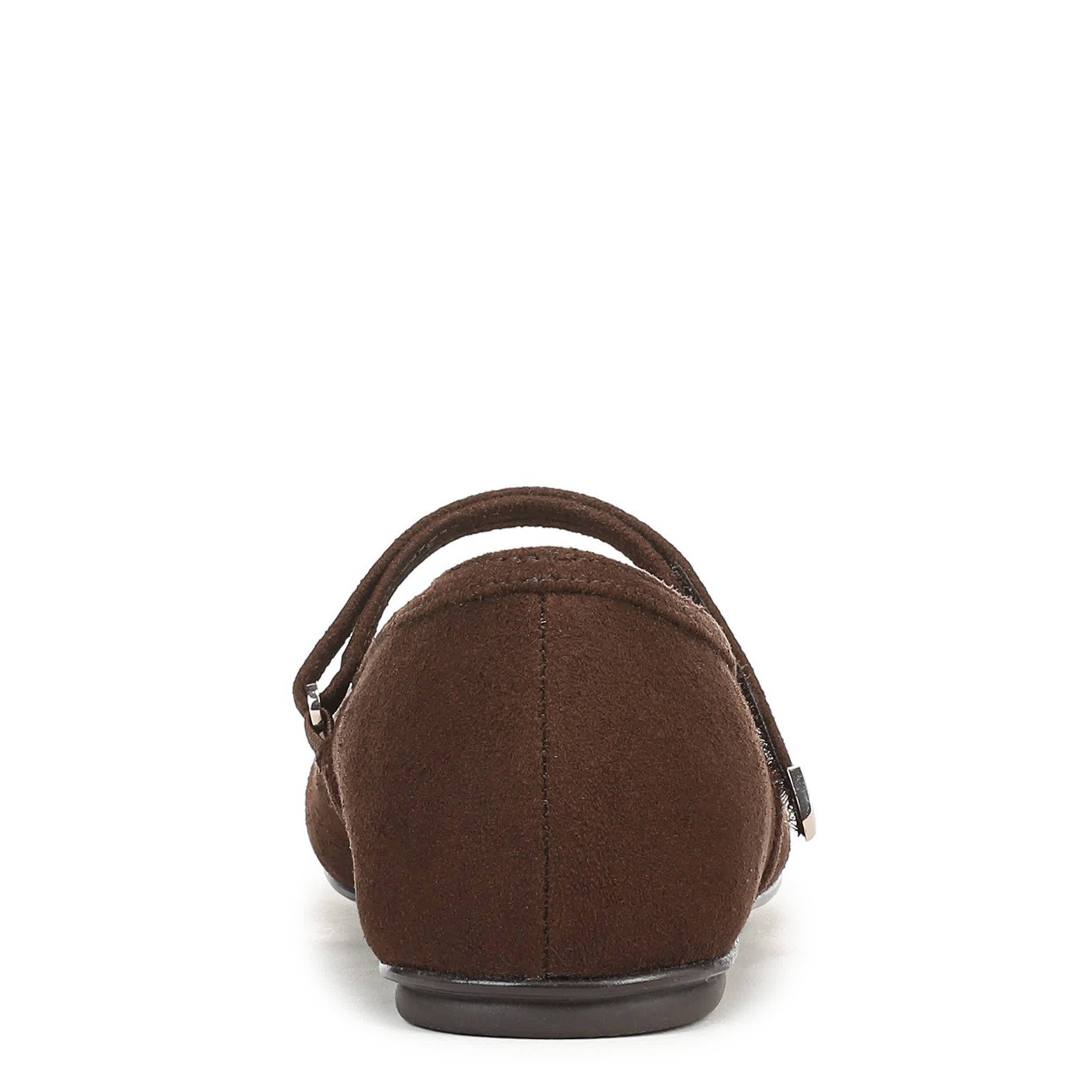 NATURALIZER-WOMENS ASHANTI FLAT-DARK BROWN & 