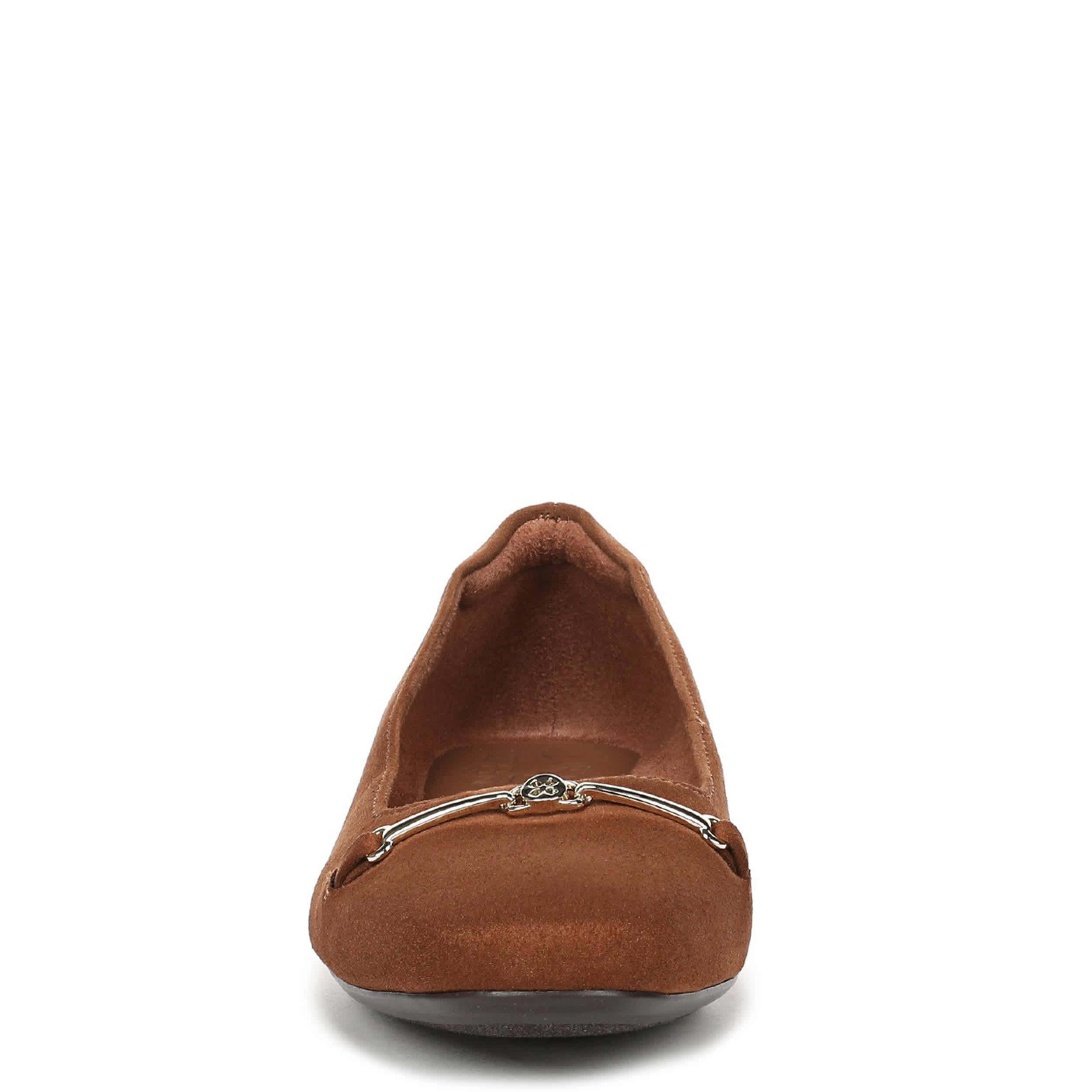 NATURALIZER-WOMENS KENDALL FLAT-CHESTNUT & 