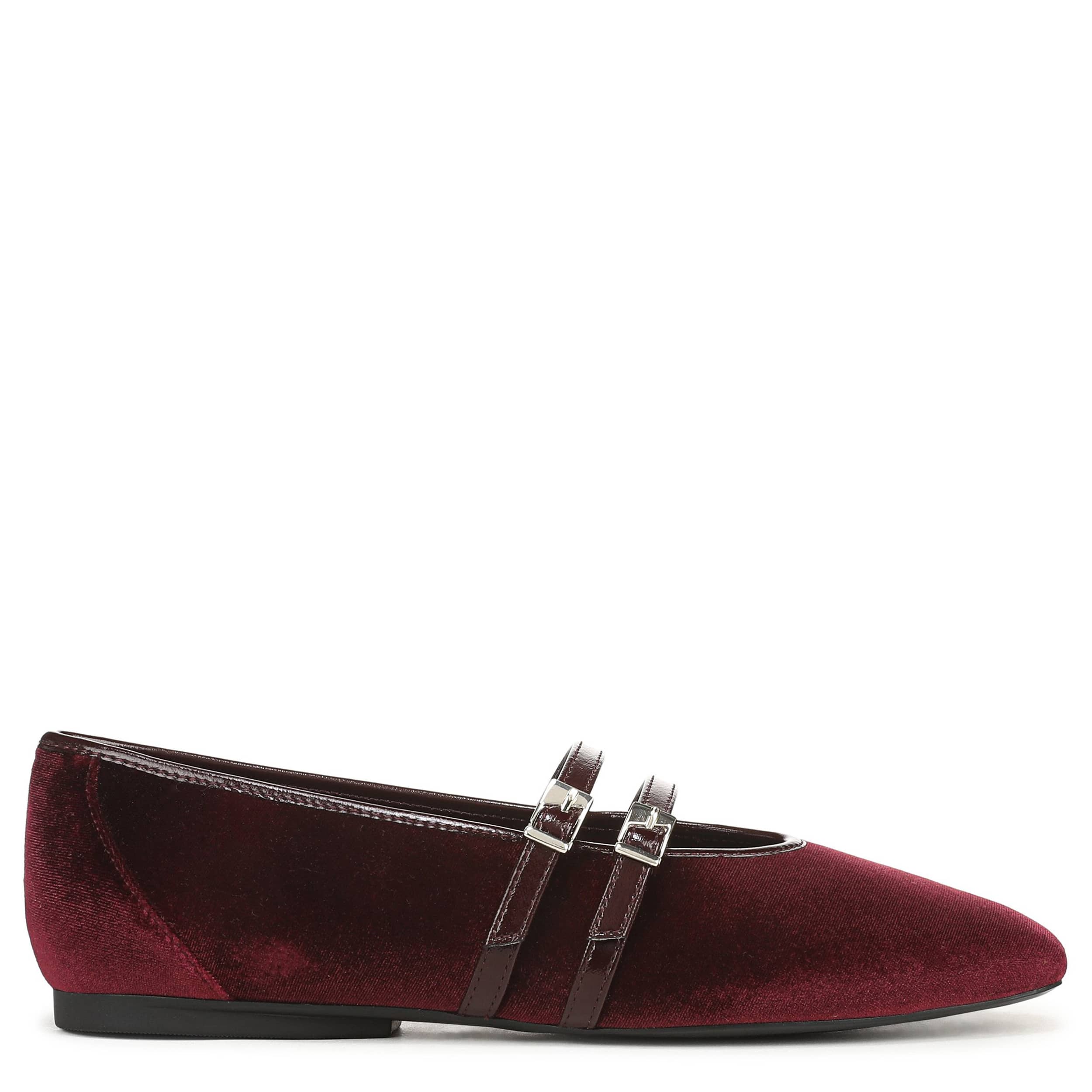 NATURALIZER-WOMENS CRISTA2 FLAT-BURGUNDY & 
