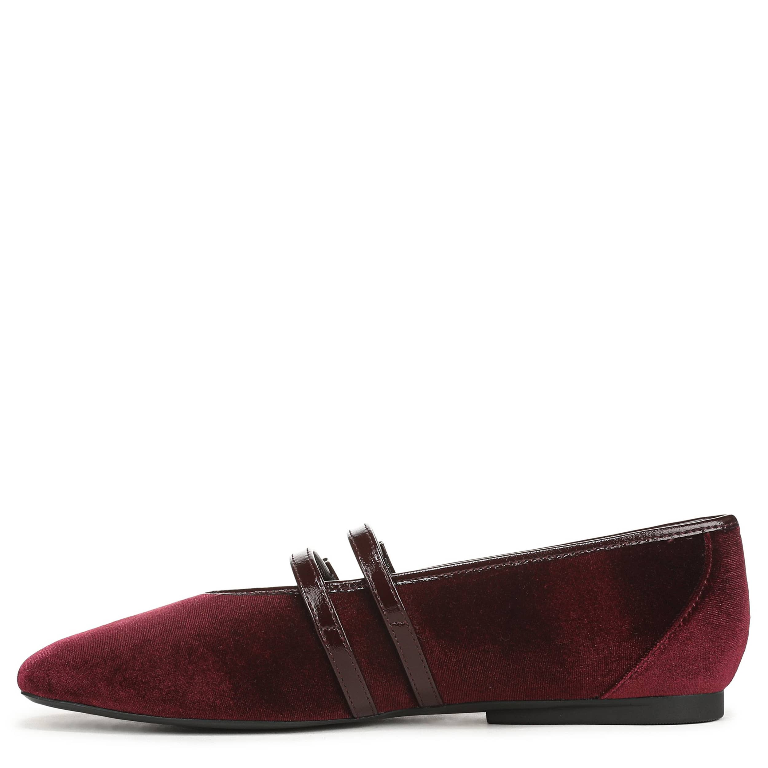 NATURALIZER-WOMENS CRISTA2 FLAT-BURGUNDY & 