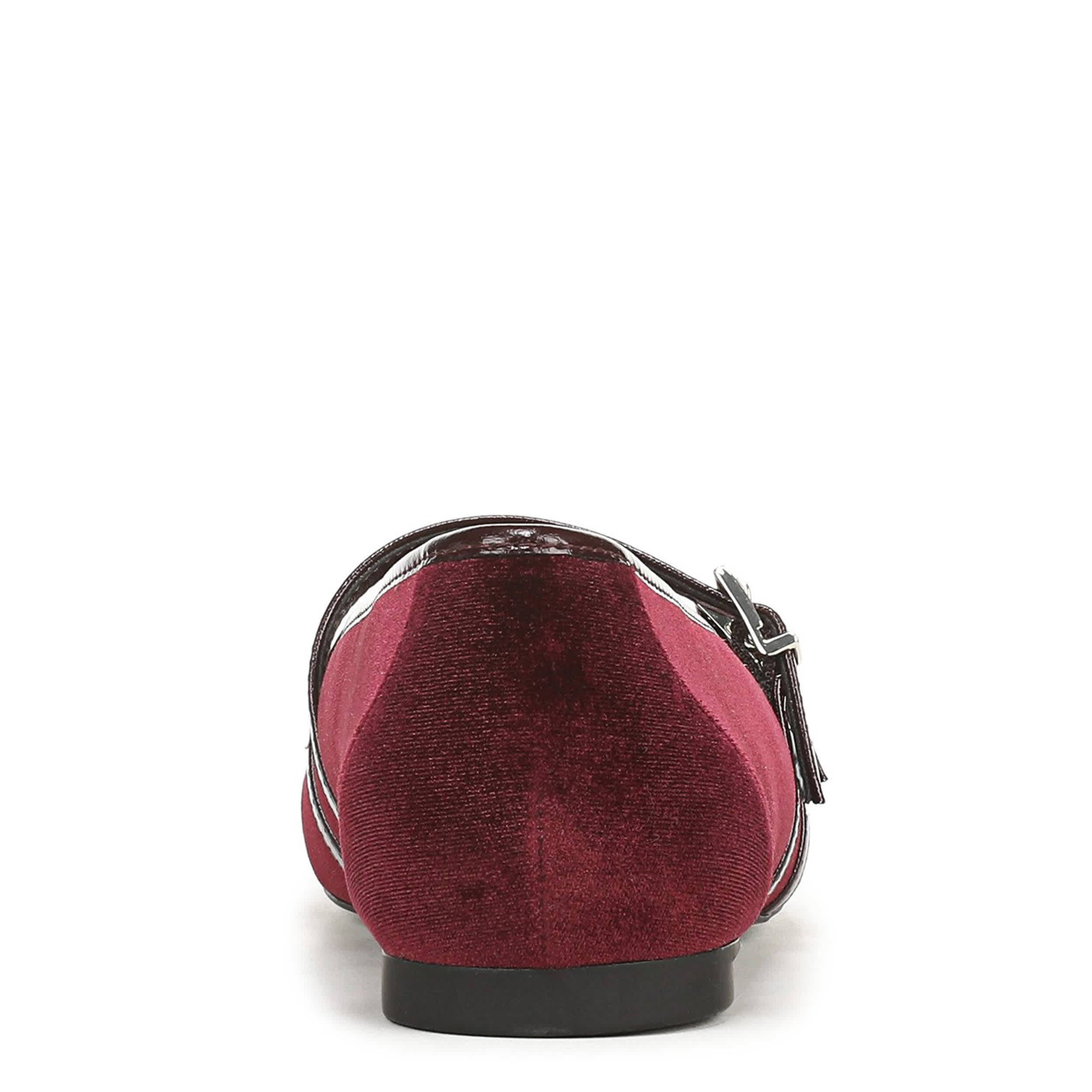 NATURALIZER-WOMENS CRISTA2 FLAT-BURGUNDY & 
