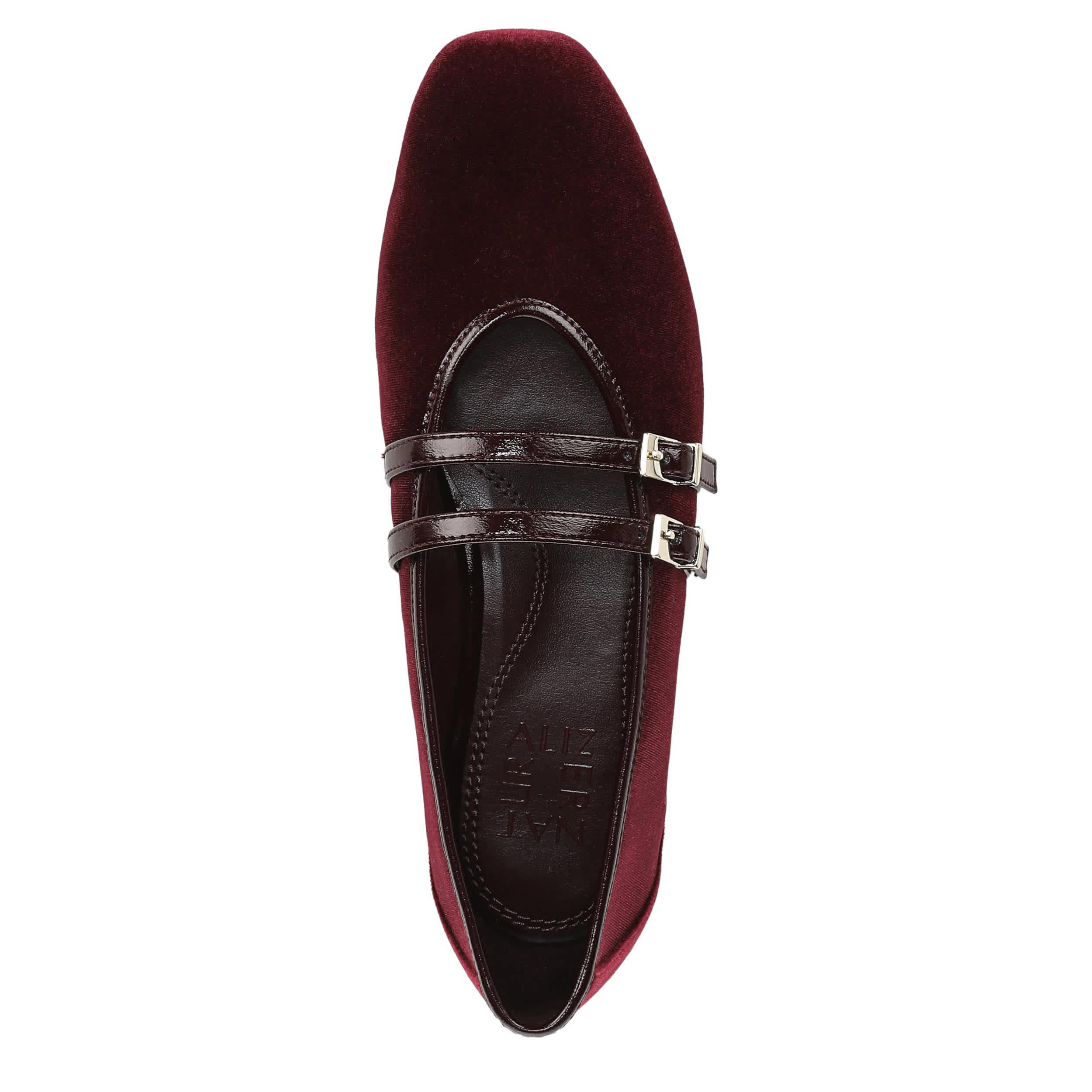 NATURALIZER-WOMENS CRISTA2 FLAT-BURGUNDY & 