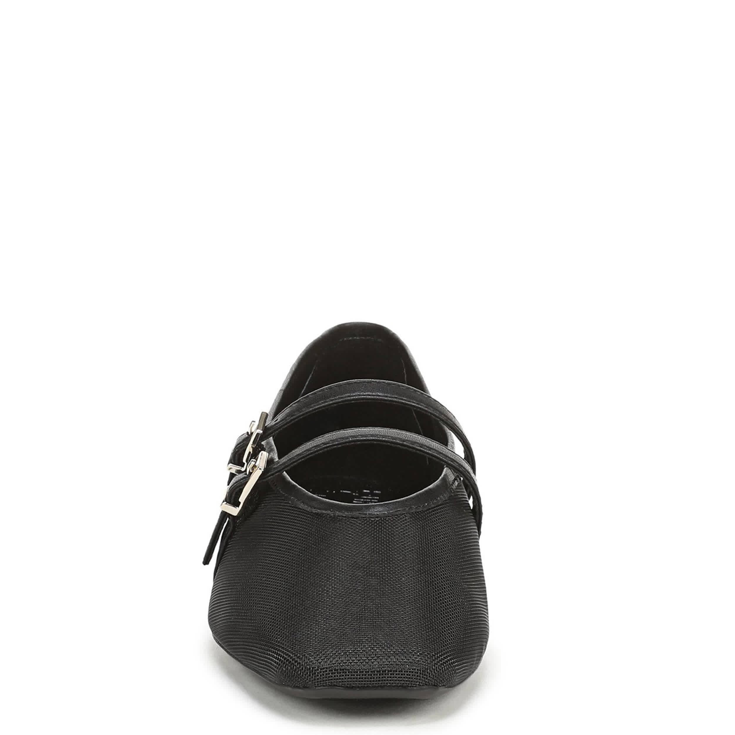 NATURALIZER-WOMENS CRISTA FLAT-BLACK & 