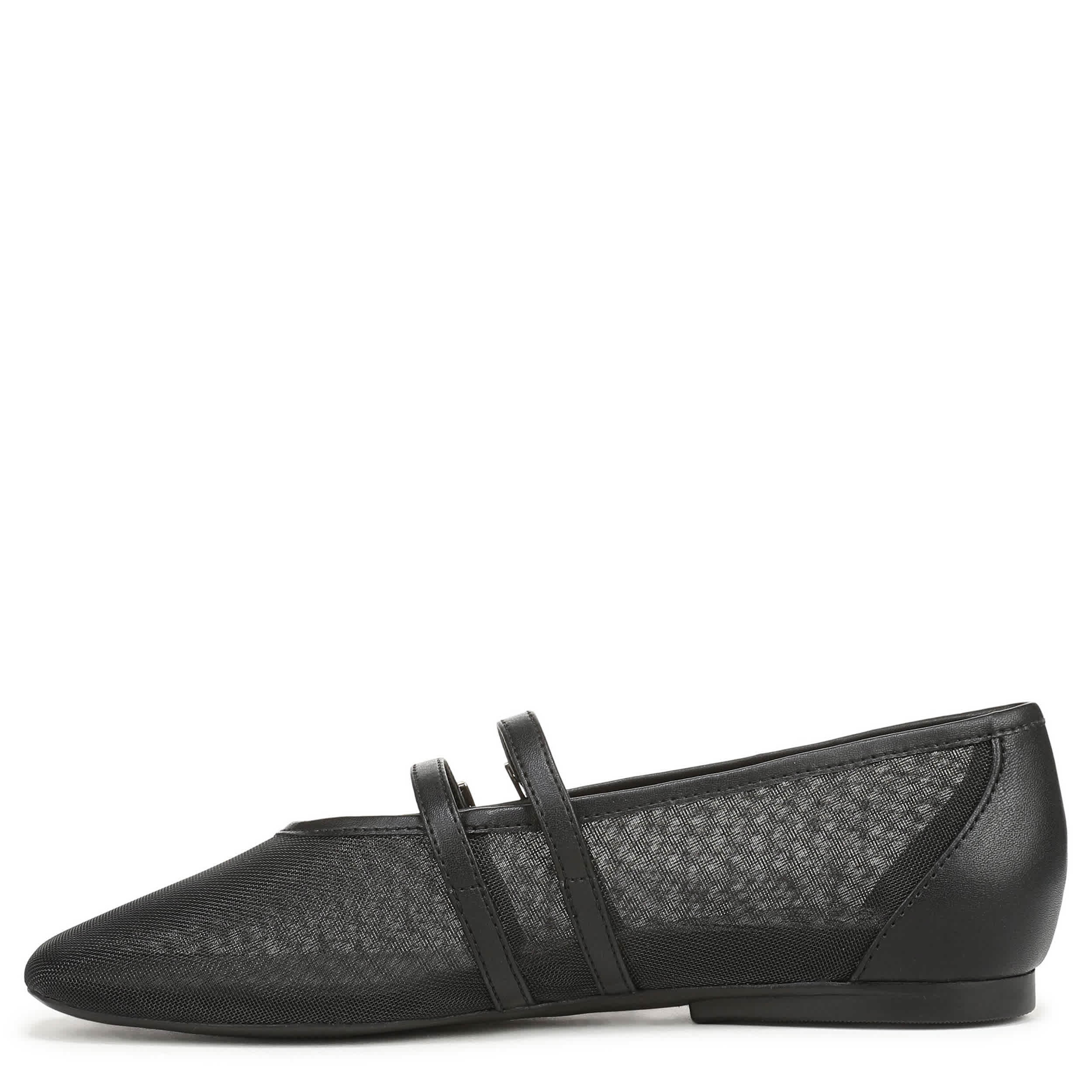NATURALIZER-WOMENS CRISTA FLAT-BLACK & 